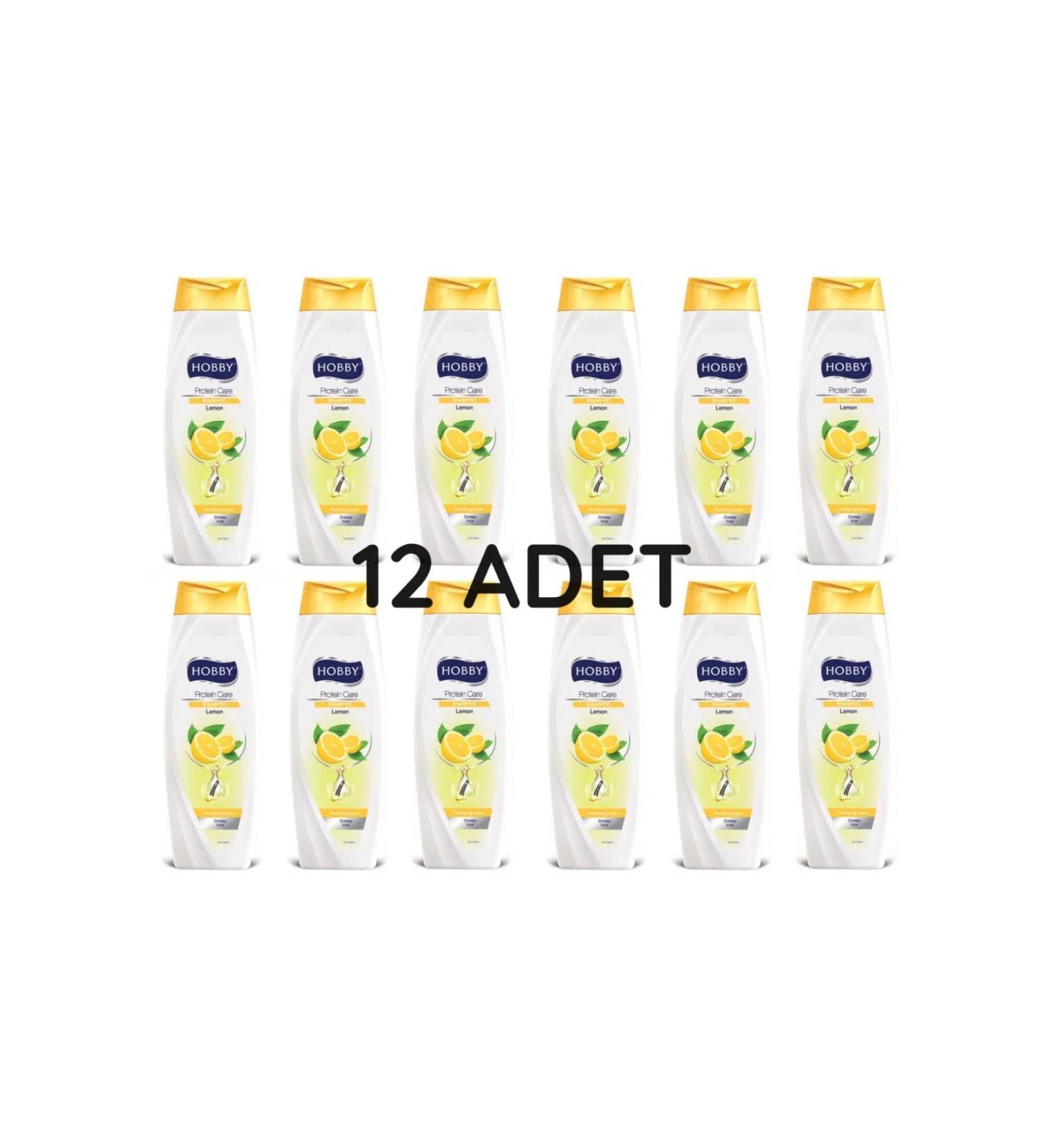 Hobby Shampoo Lemon Essence 600 ml X12 Pcs