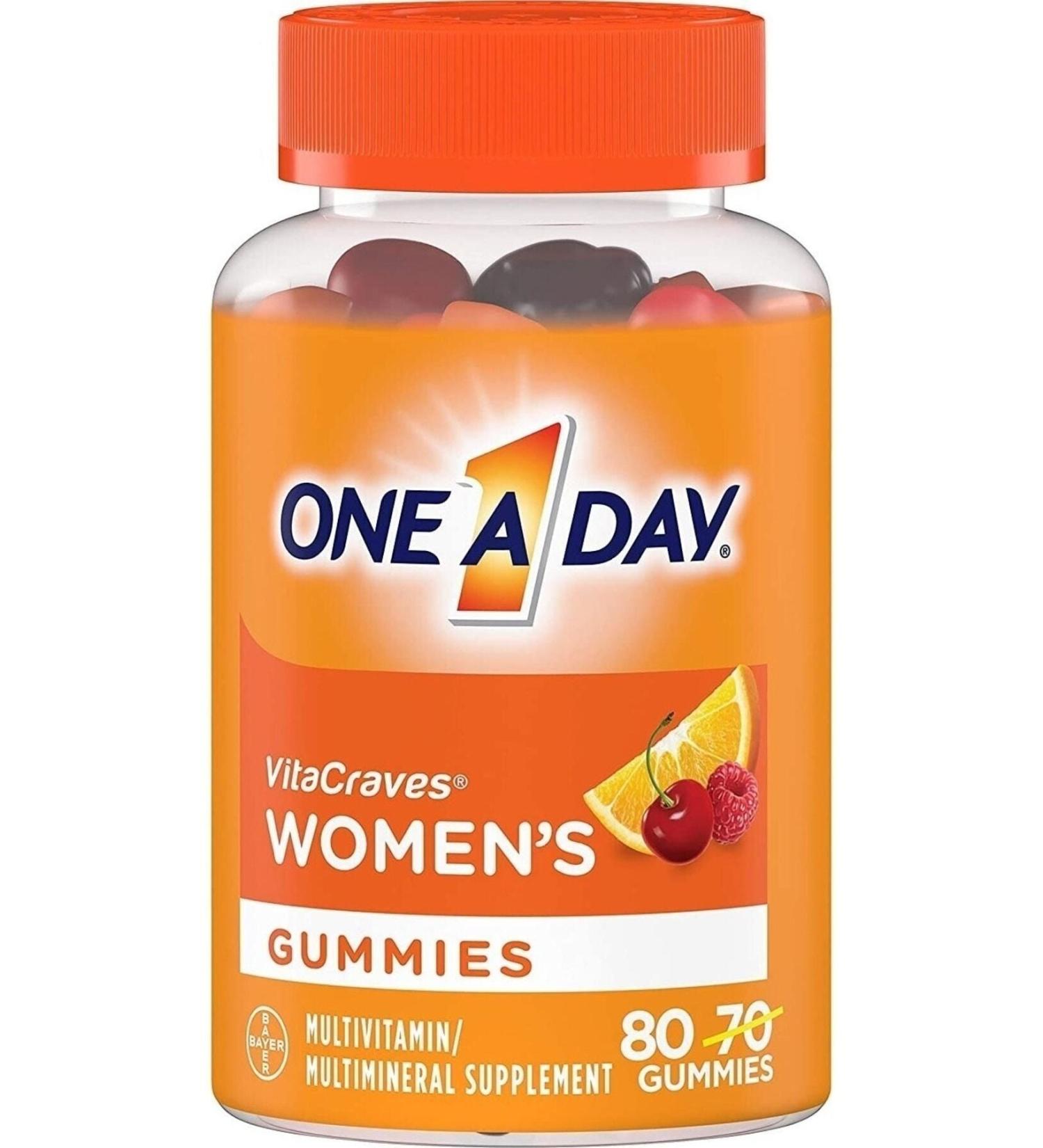 Bayer One A Day Women's Multivitamin 80 Gummies