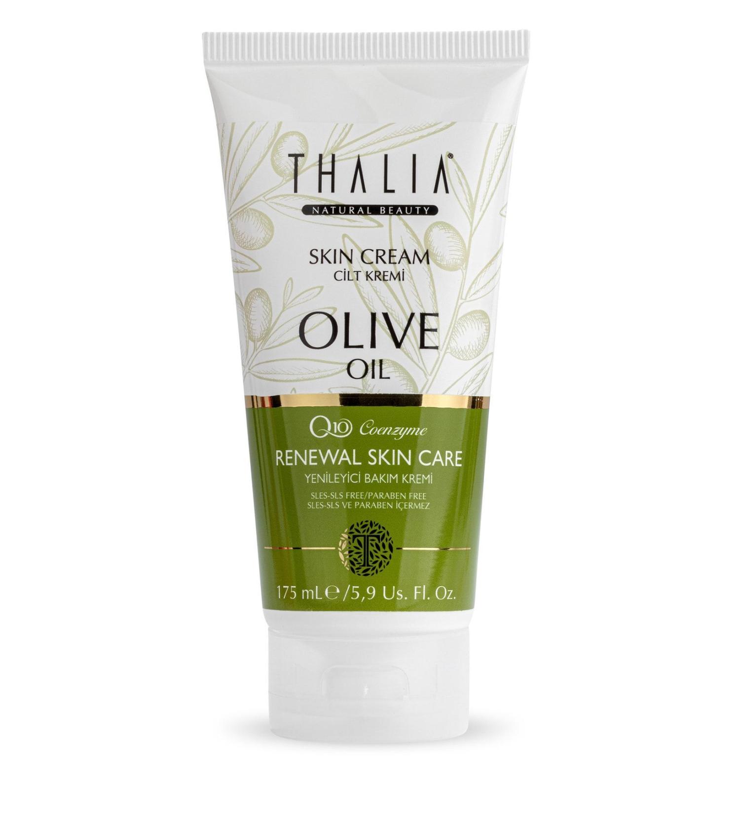 Thalia Moisturizing Olive Oil and Coenzyme Q10 Skin Care Cream - 175 ml