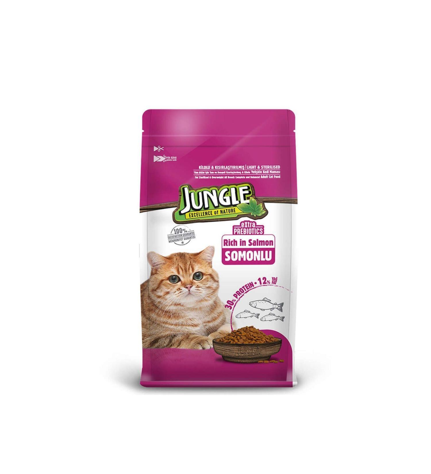 Jungle 1.5 Kg-1 Pack Salmon Sterile Cat Food