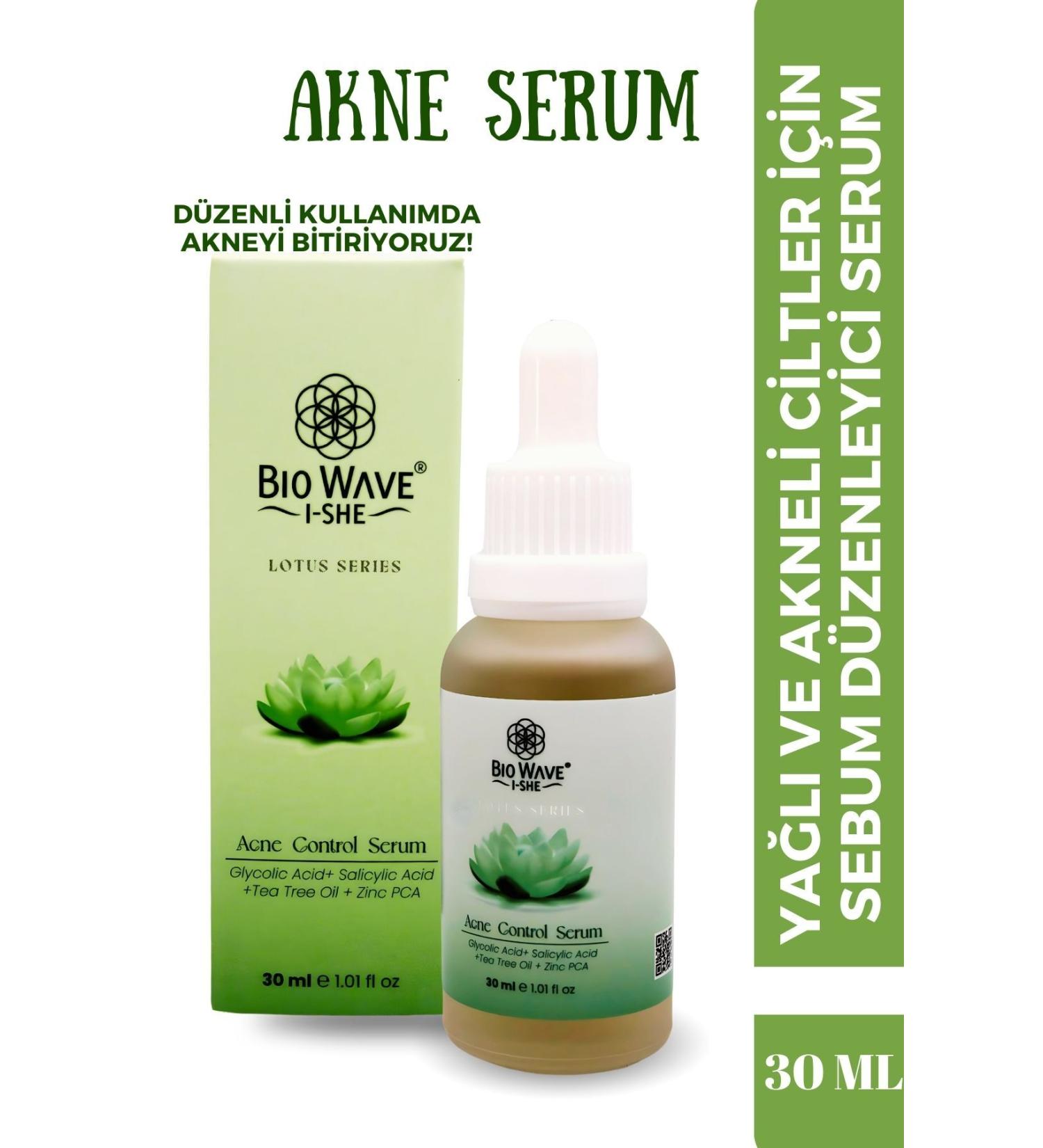 NSUP Anti-Acne Sebum Regulating Serum For Oily And Acne Skin Glycolic Acid Salicylic Acid 30ml - Buy Online on GoSupps.com