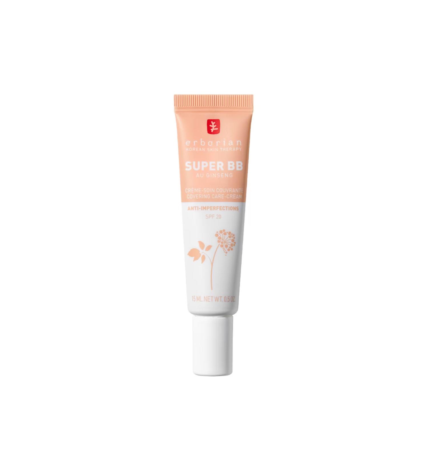 erborian Sunscreen SPF20 Blemish Redness and Flaw Concealer Super BB Cream-Clair 15 ml