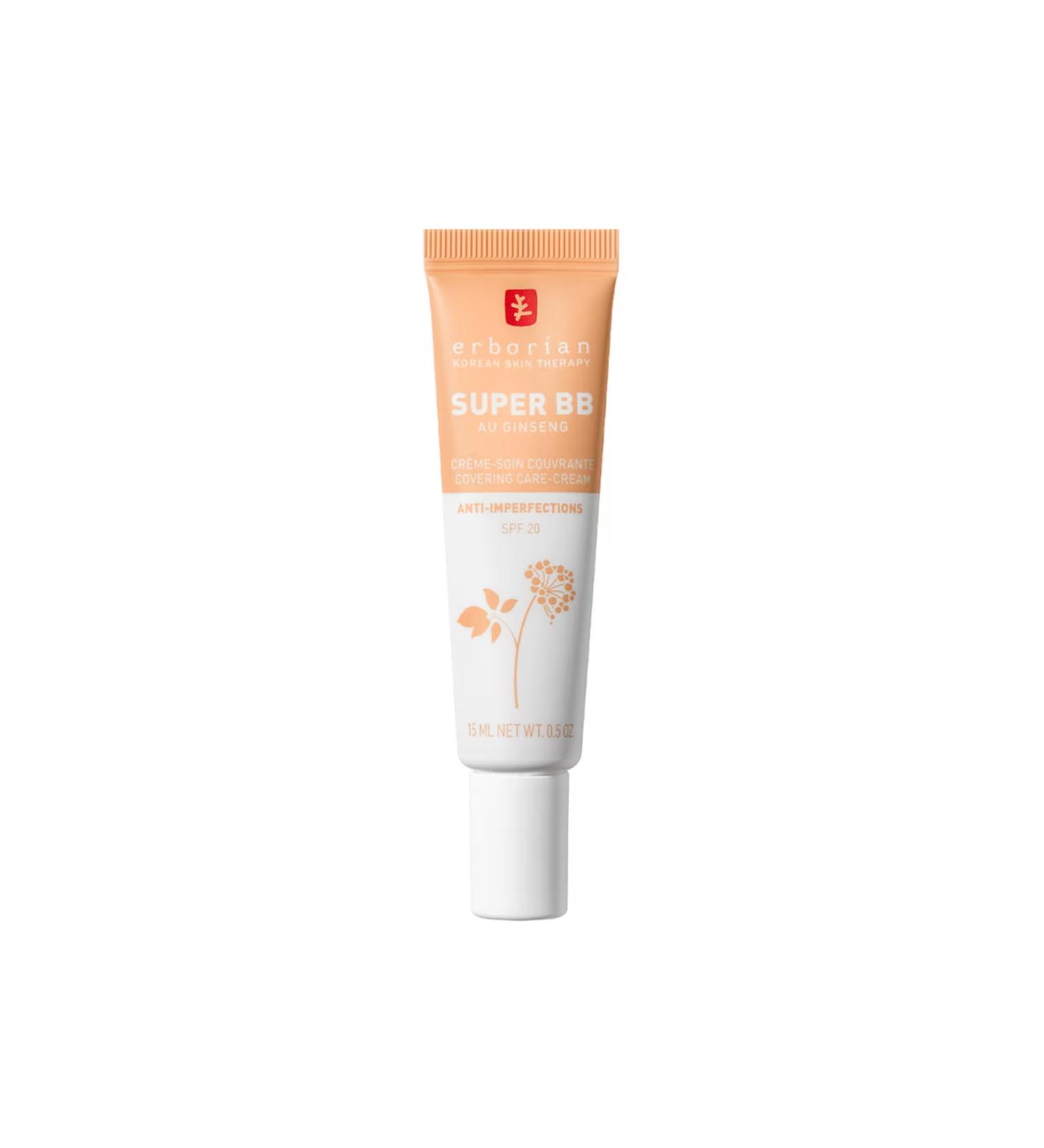 erborian Sunscreen SPF20 Blemish Redness and Flaw Concealer Super BB Cream-Dore 15 ml - Buy Online on GoSupps.com