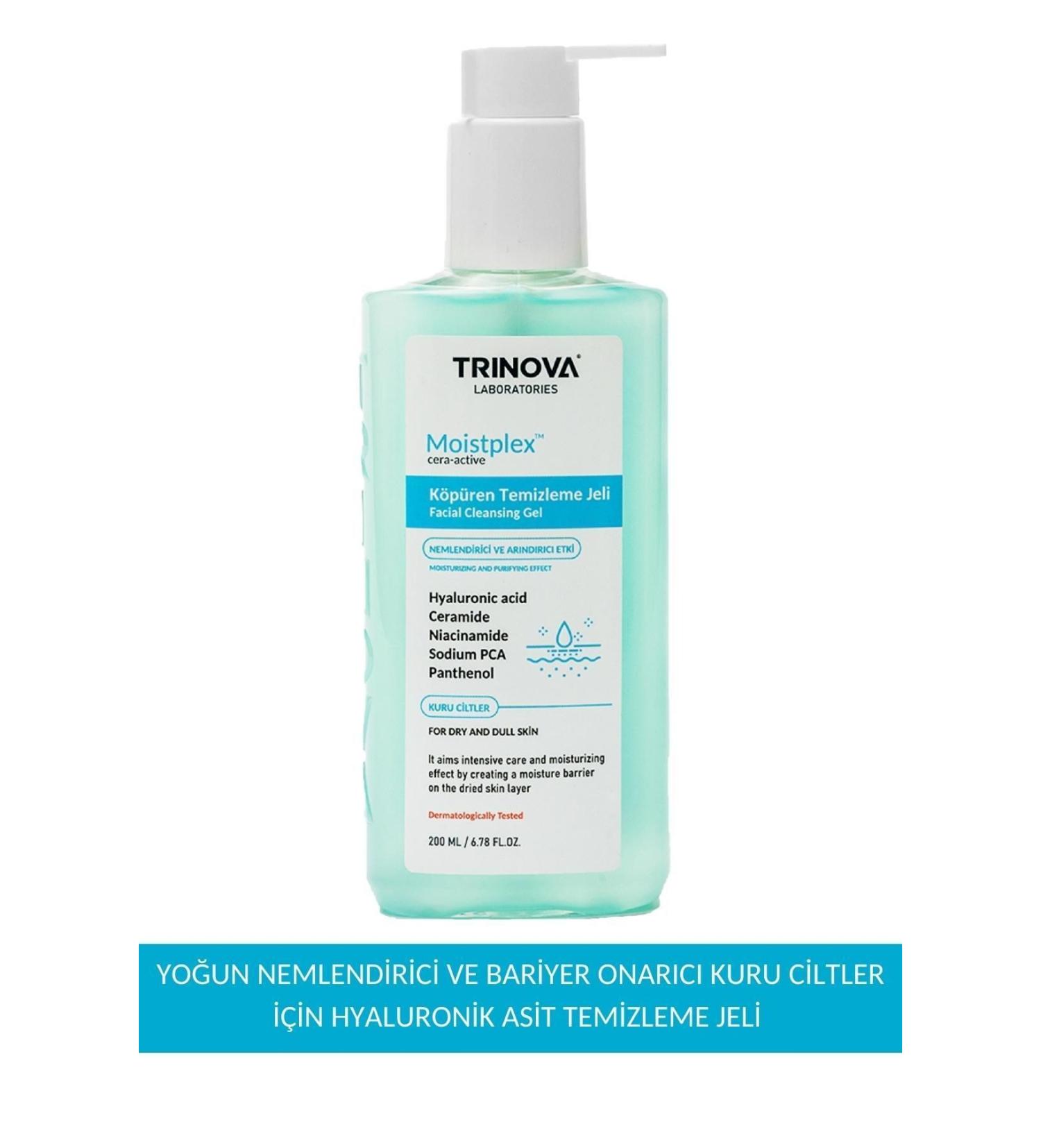 Trinova Foaming Cleansing Gel with Ceramide 200ml - Buy Online on GoSupps.com
