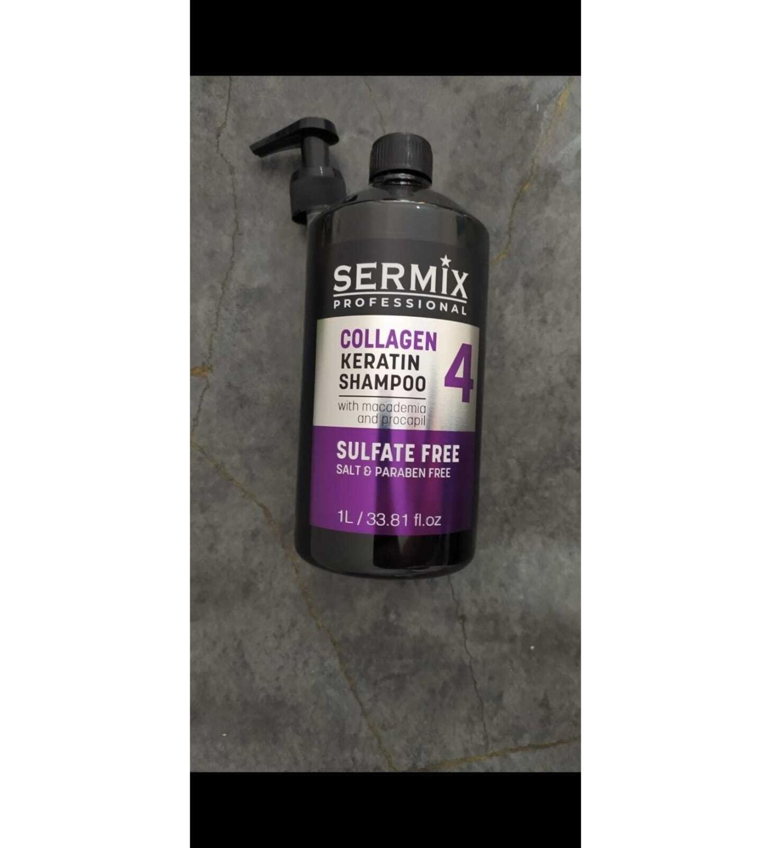 SERMIX Collagen Shampoo Salt-Free and Paraben-Free 1000ml