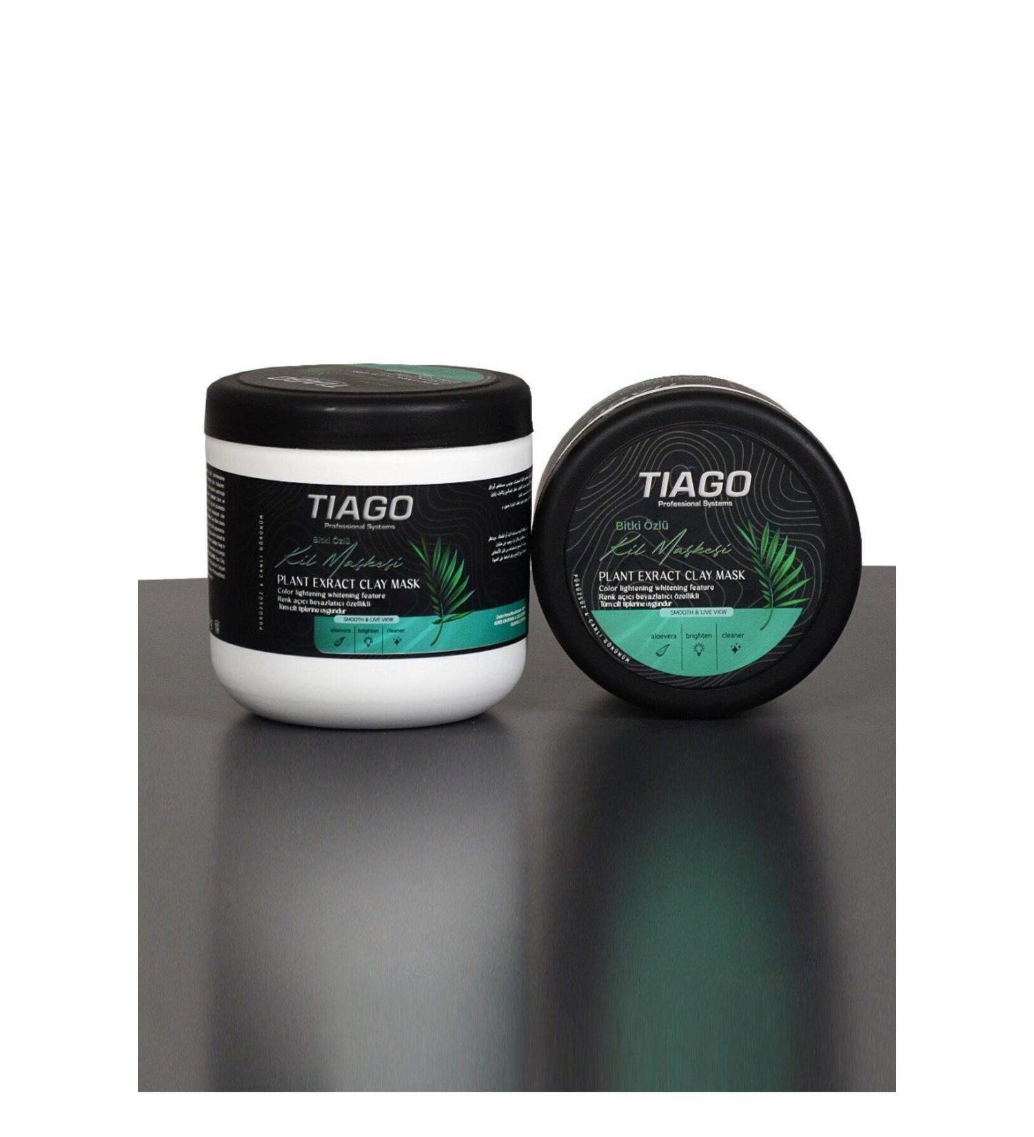 Tiago Clay Mask Plant Extract 650 Gr