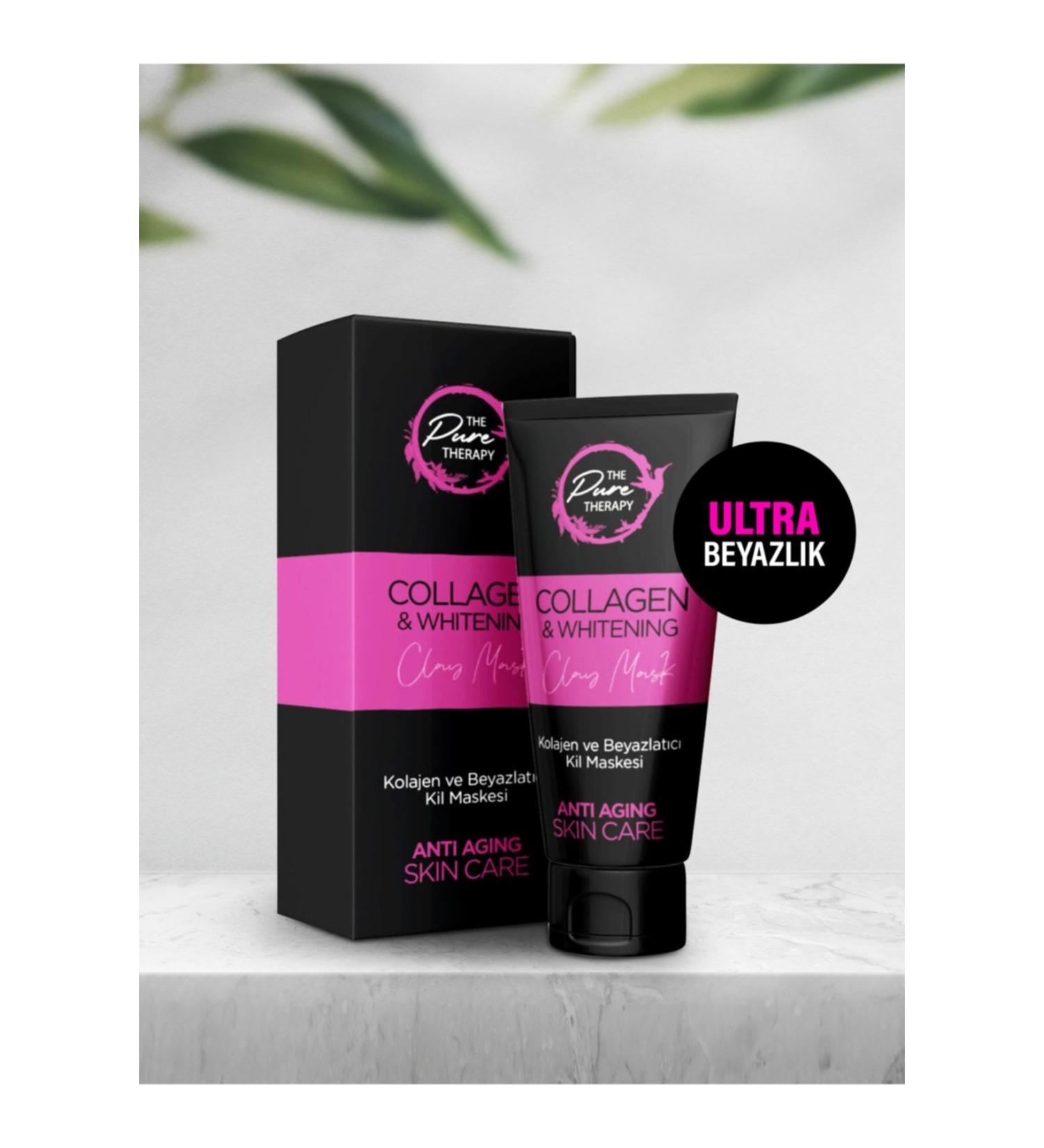 Stay Young with The Pure Therapy Collagen Clay Mask: Turn Back Time with a Face Mask!
