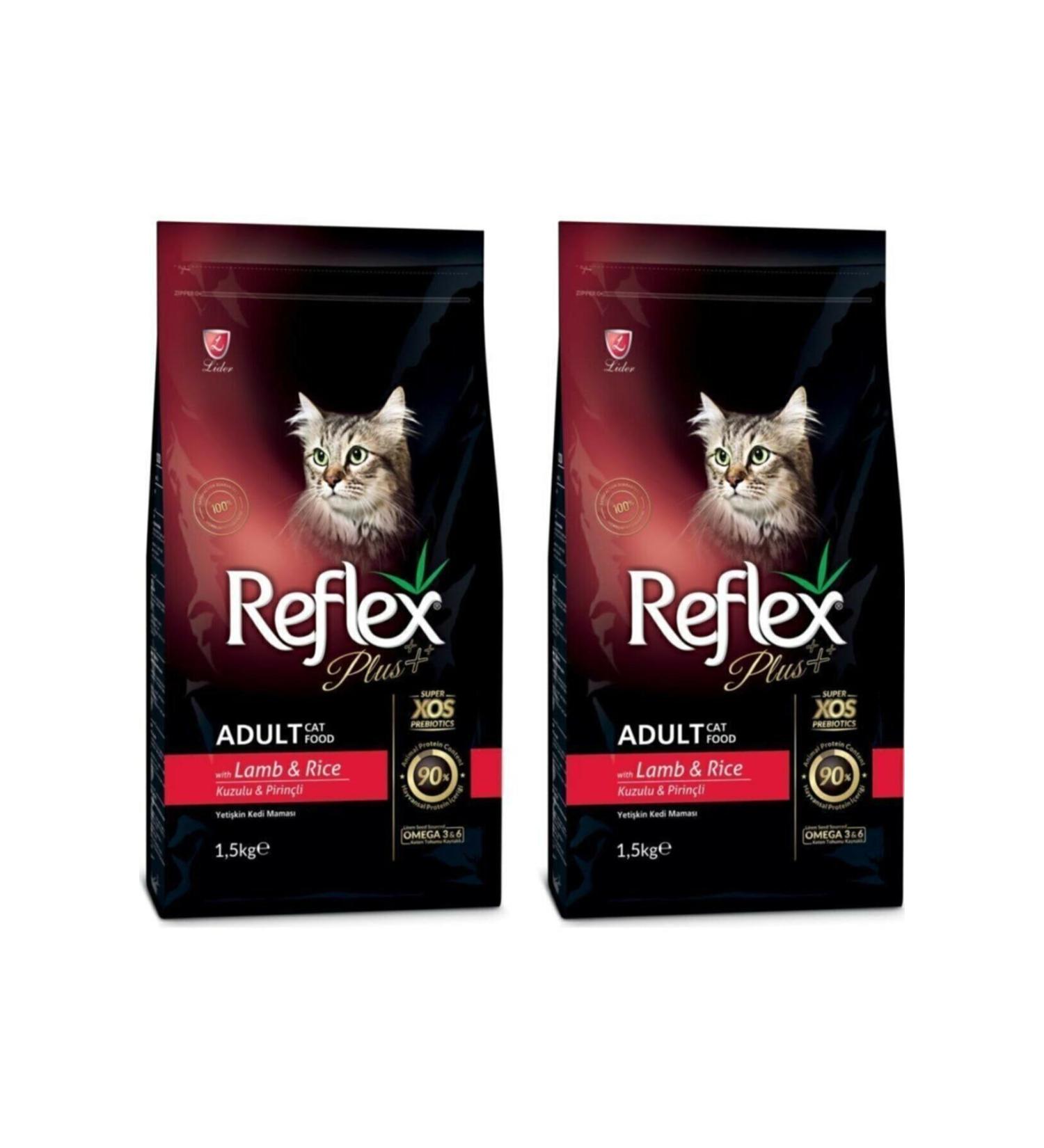 Reflex Lamb Adult Cat Food 1.5 Kg X 2 Pieces