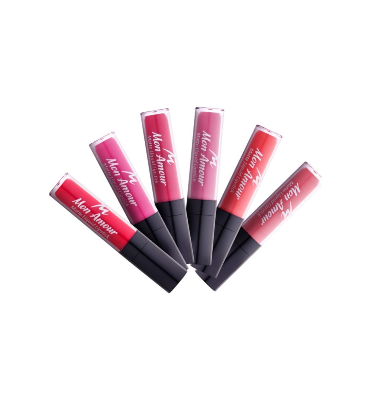 monamour Mon Amour Matte Liquid Lipstick Lipstick Iced Pink No. 02 The Most Beautiful Color of Love!