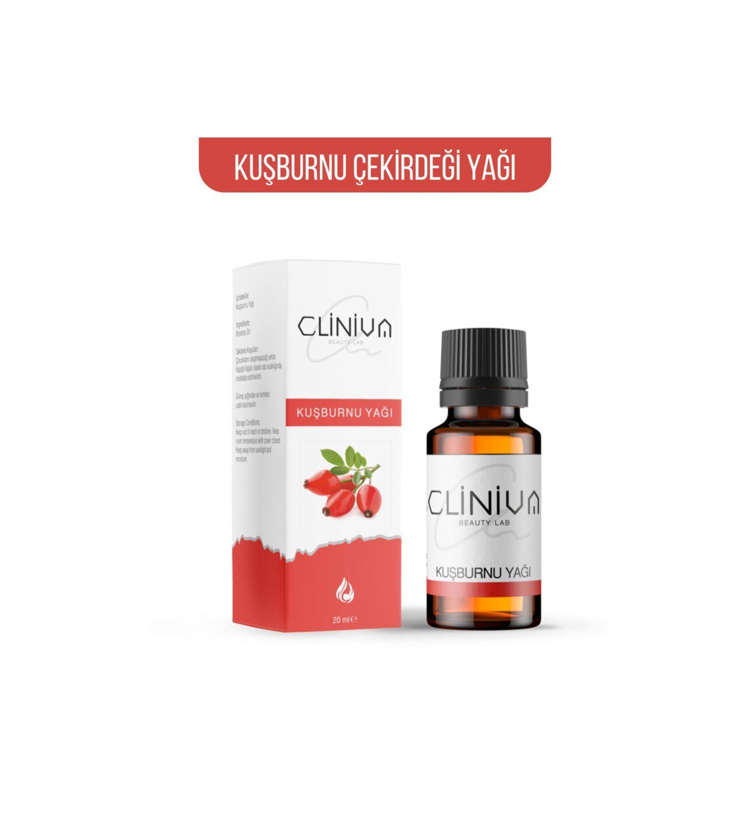 cliniva Rosehip Seed Oil 0 Natural Pure Cold Pressed 20ml