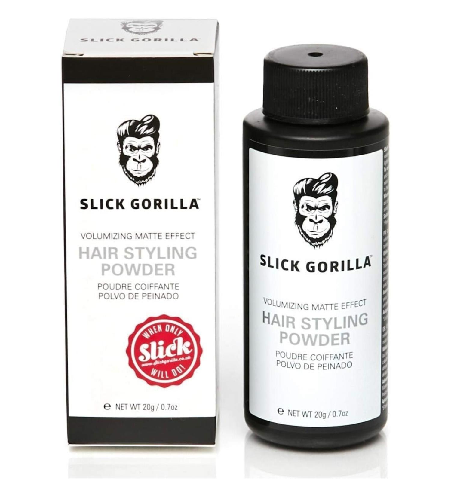 Slick Gorilla Hair Styling Powder Hair Styling Powder Voluminous Matte Effect 20 GR