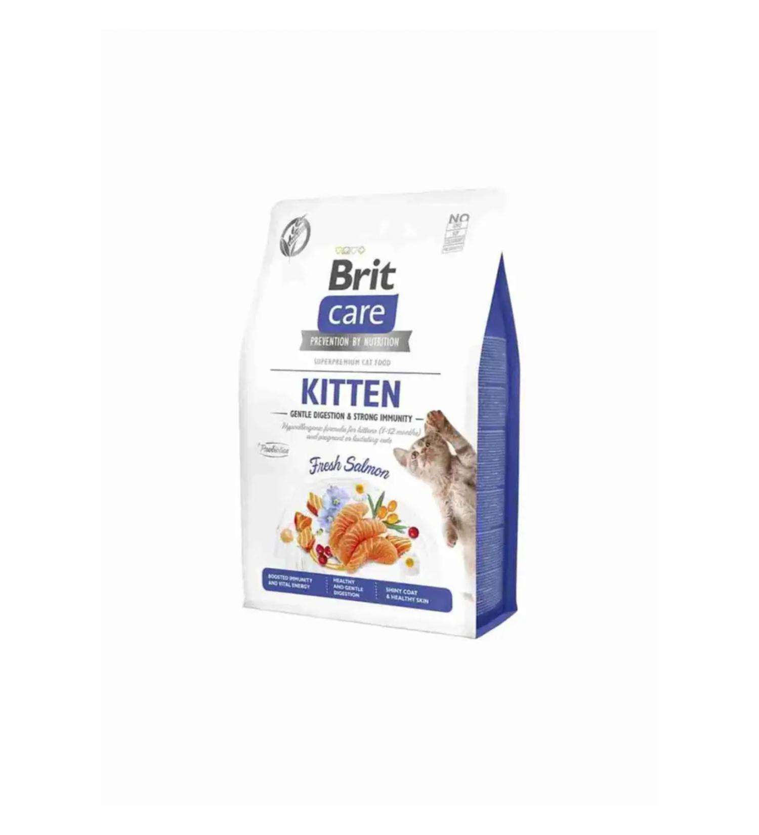Brit Care Kitten Salmon Grain-Free Kitten Cat Food 2 kg