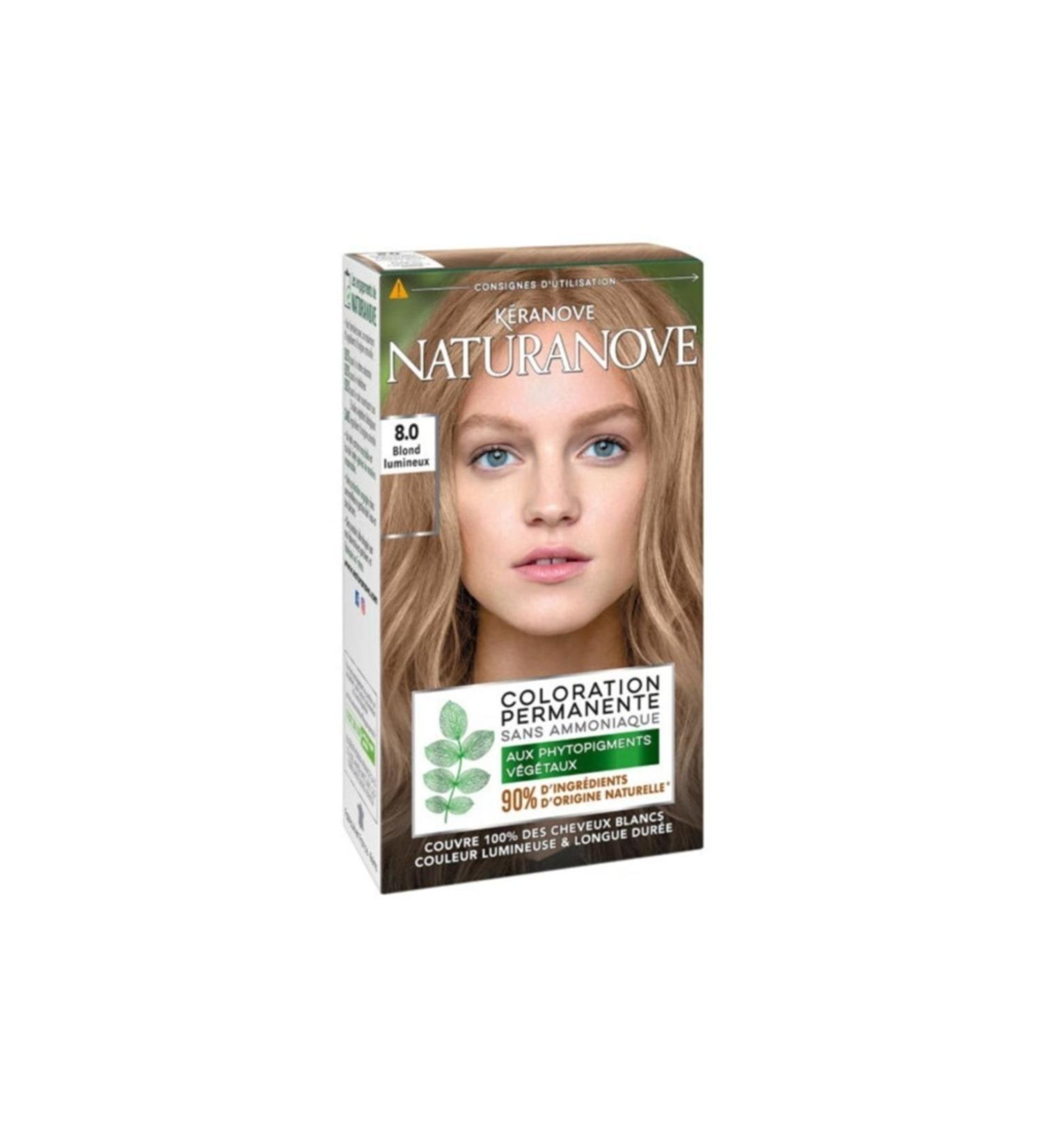 KERANOVE Naturanove Set Hair Dye 8.0 Bright Yellow