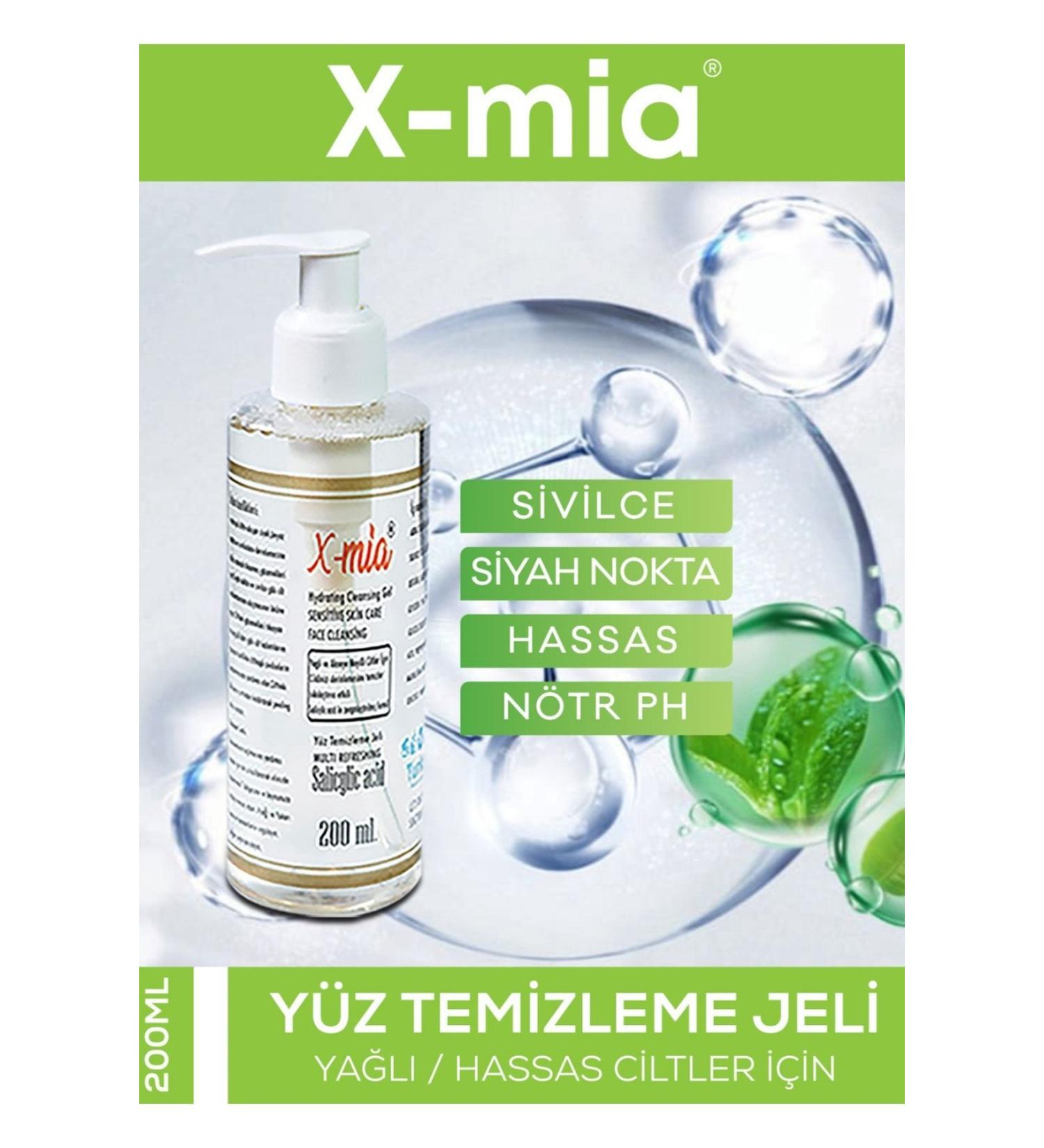 x-mia Cleansing Gel for Oily and Acne-Prone Skin 200 Ml. - Buy Online on GoSupps.com