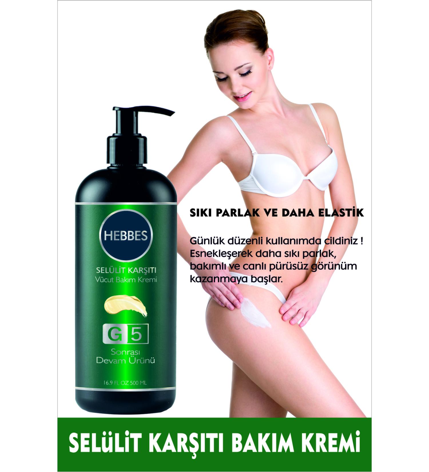 HEBBES Elasticity Enhancing Anti-Cellulite Cream 500 ml