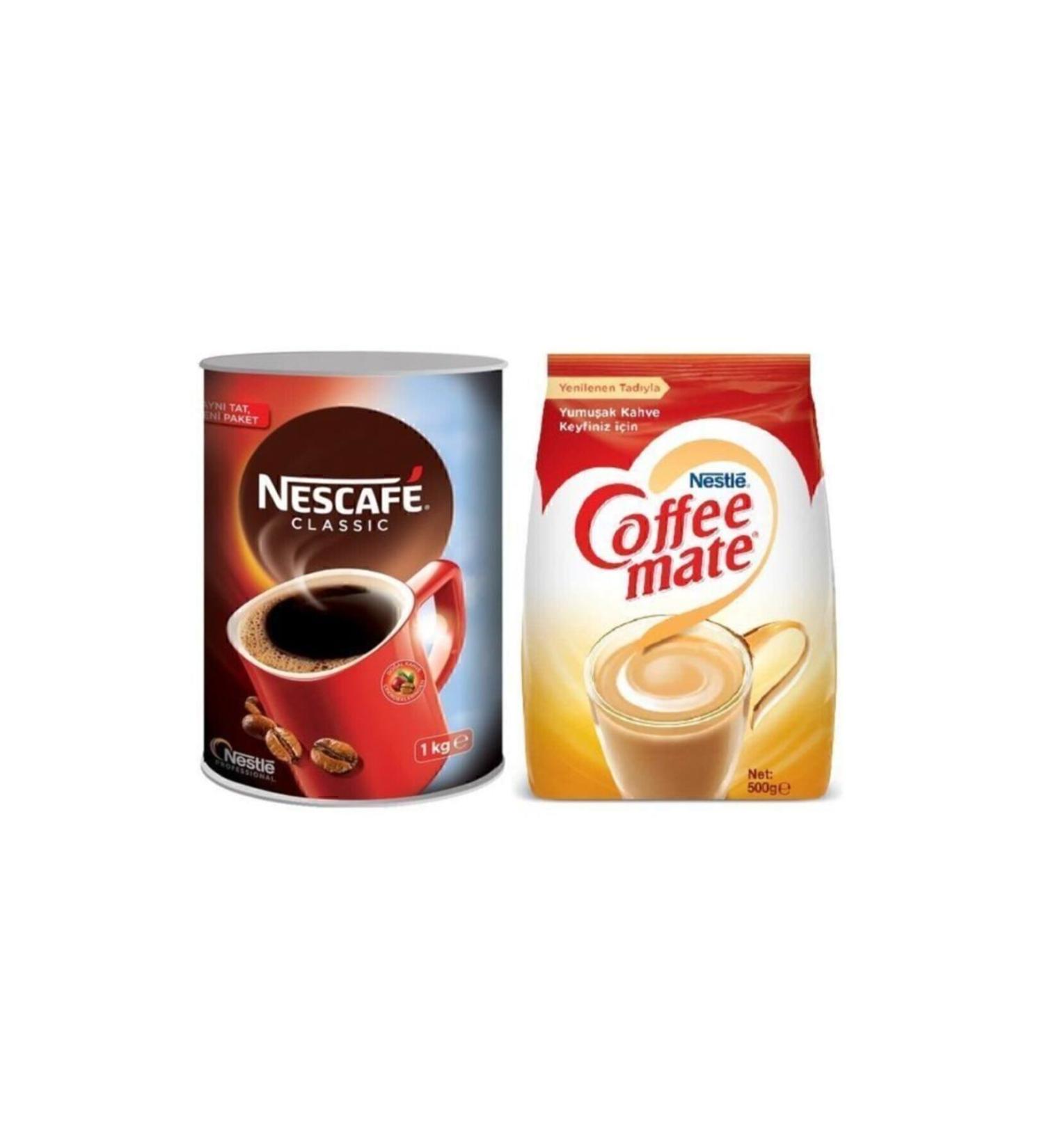 Nescafe Classic Coffee 1 Kg + Nestle Coffee Mate 500g