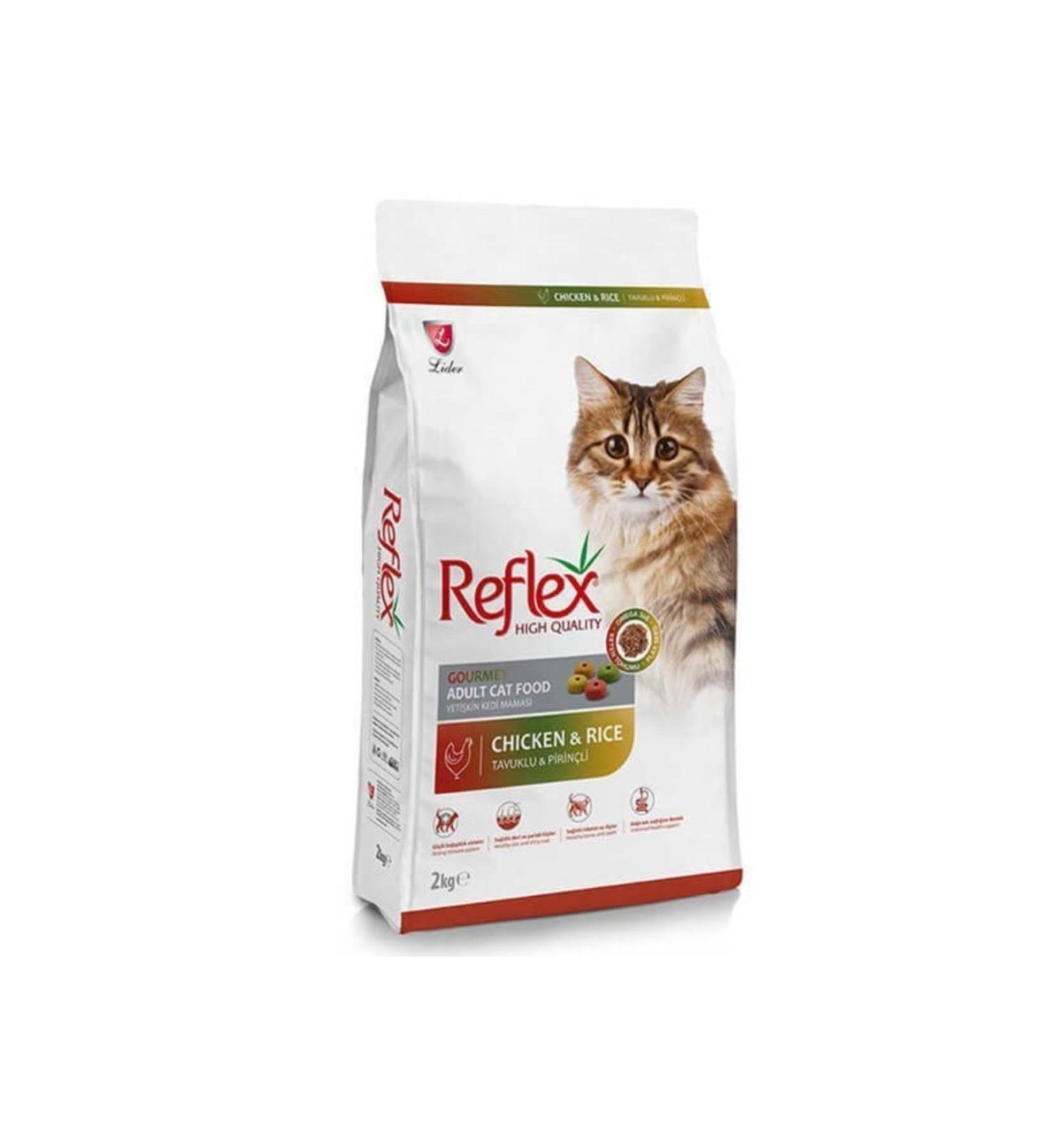 Reflex Adult Colorful Granular Chicken Adult Cat Food 2 kg