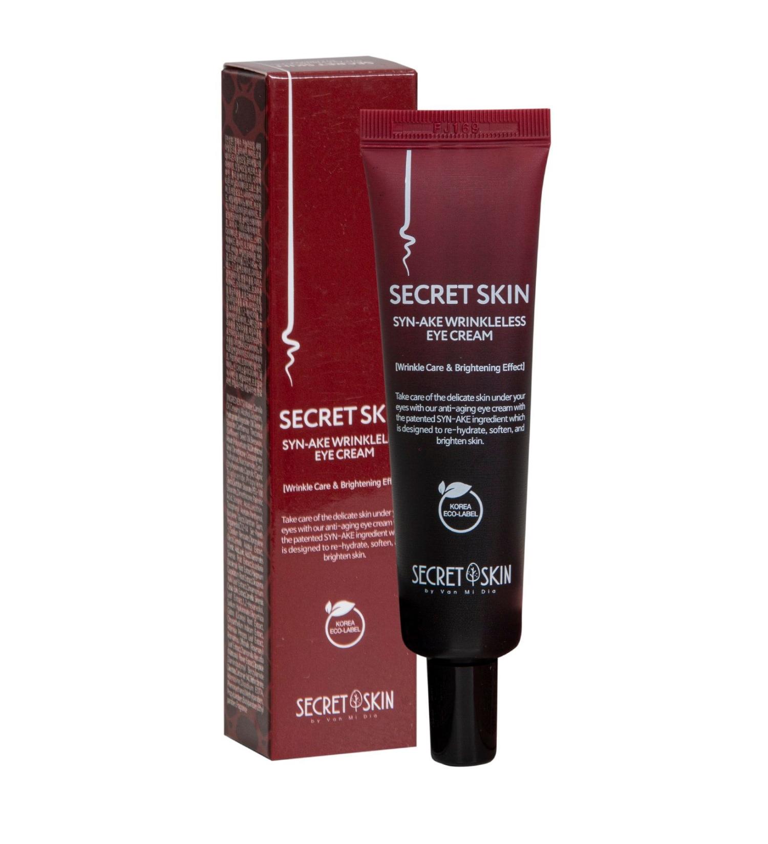 Secret Skin Firming Anti-Wrinkle Syn-ake Peptide Eye Cream Eye Cream 30gr - Buy Online on GoSupps.com