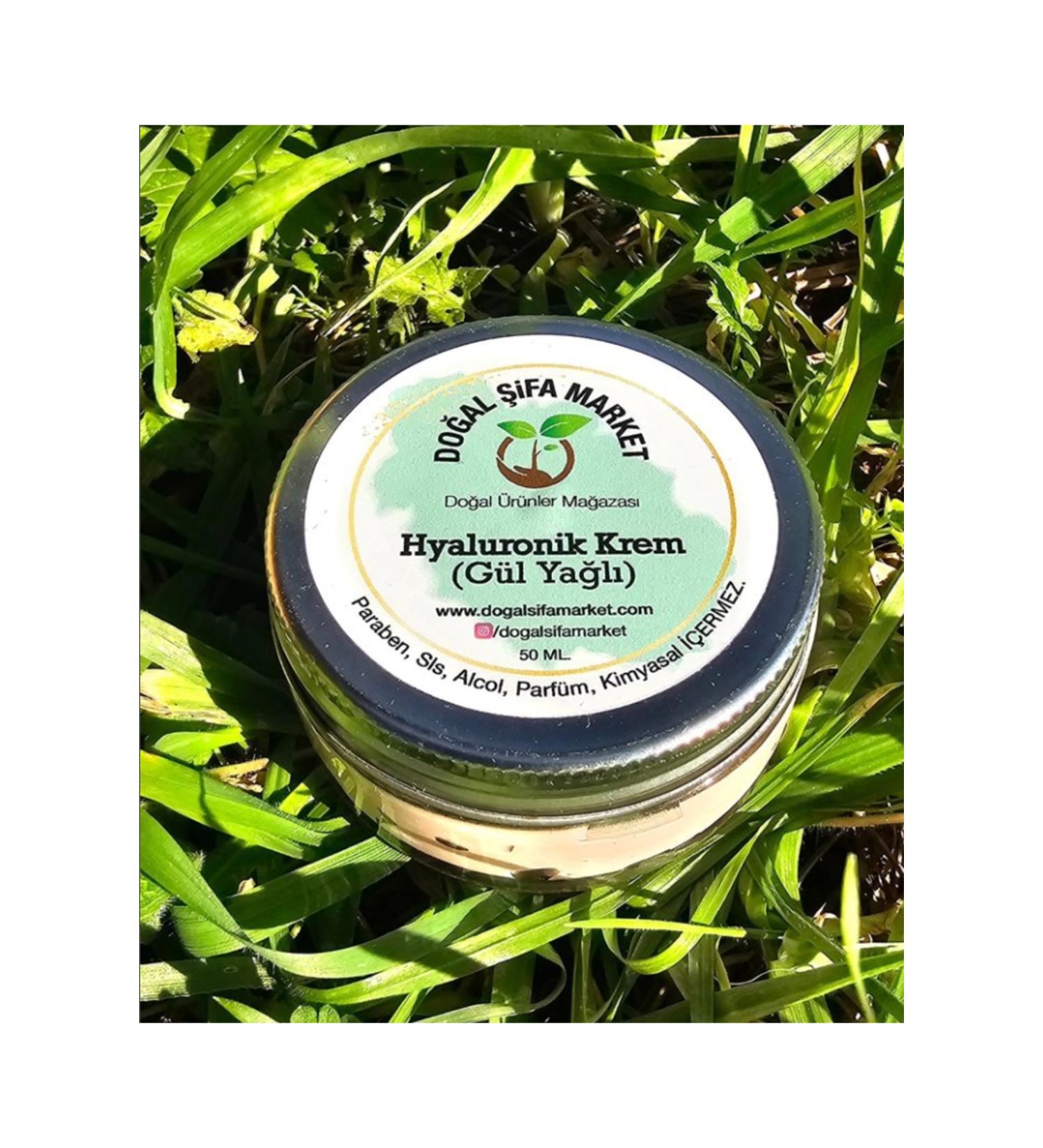 NATURAL S FA MARKET Hyaluronic Intensive Moisturizing Cream (Rose Oil)