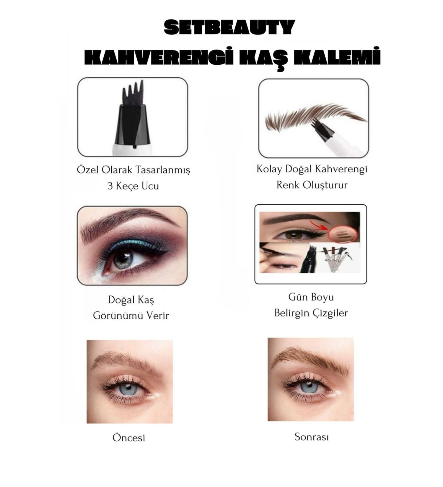 SETBEAUTY Eyebrow Filling Serrated Shaping Pen Eyebrow Filling Shopping Pen