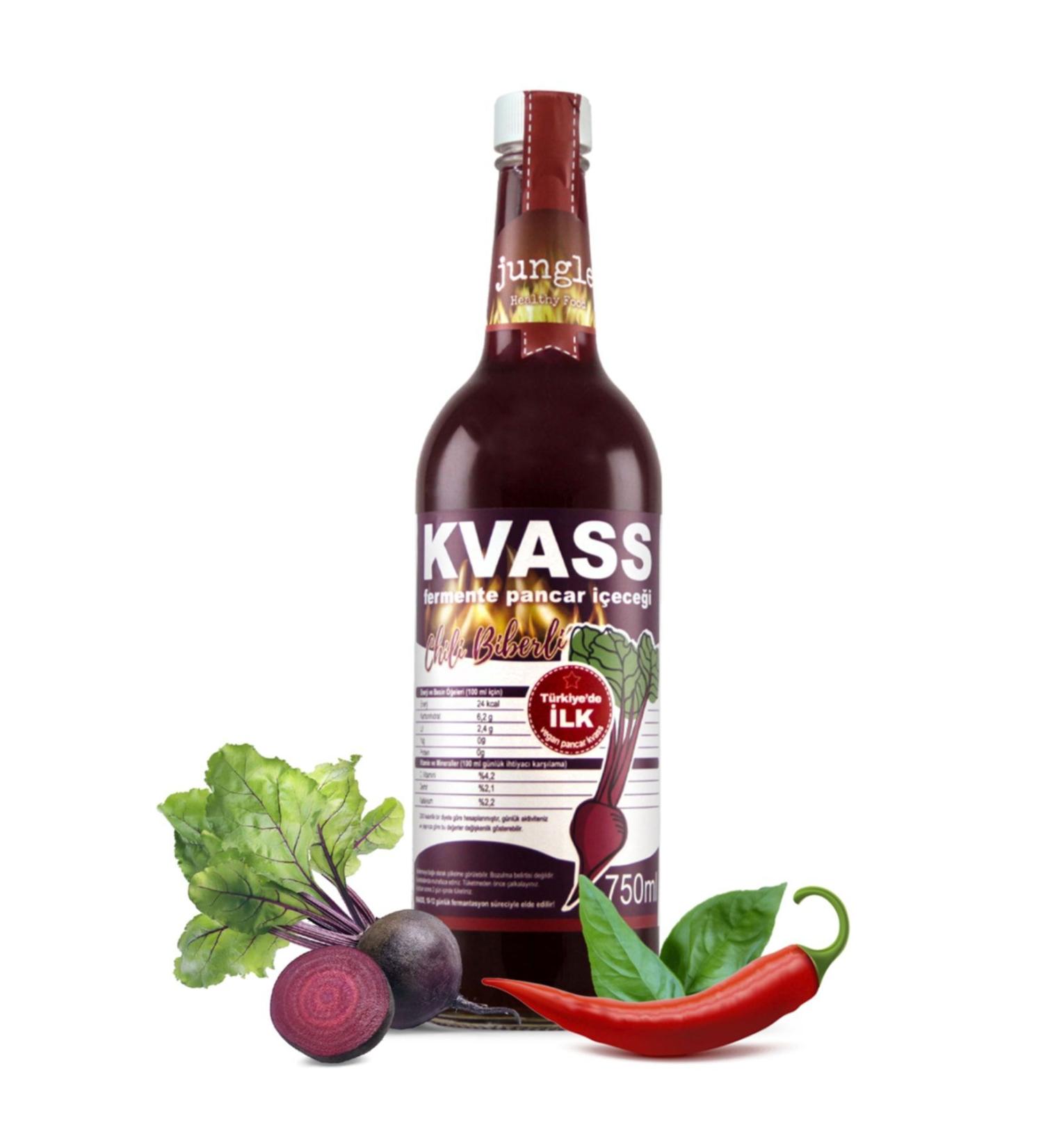 Jungle Healthy Food Beetroot Kvass Spicy 750 ml