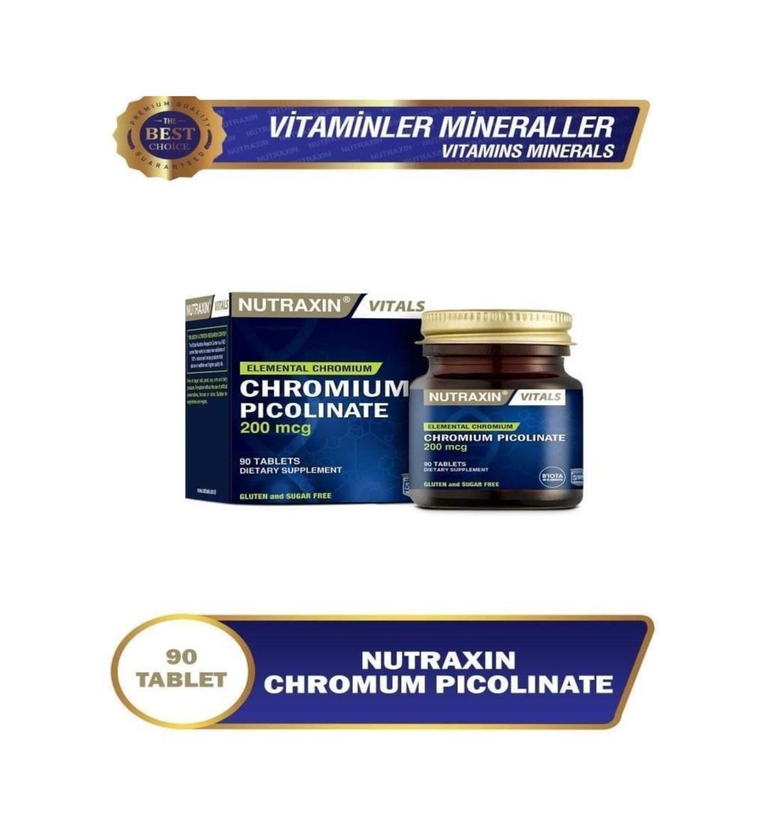 Nutraxin Chromium Picolinate 90 Tablets