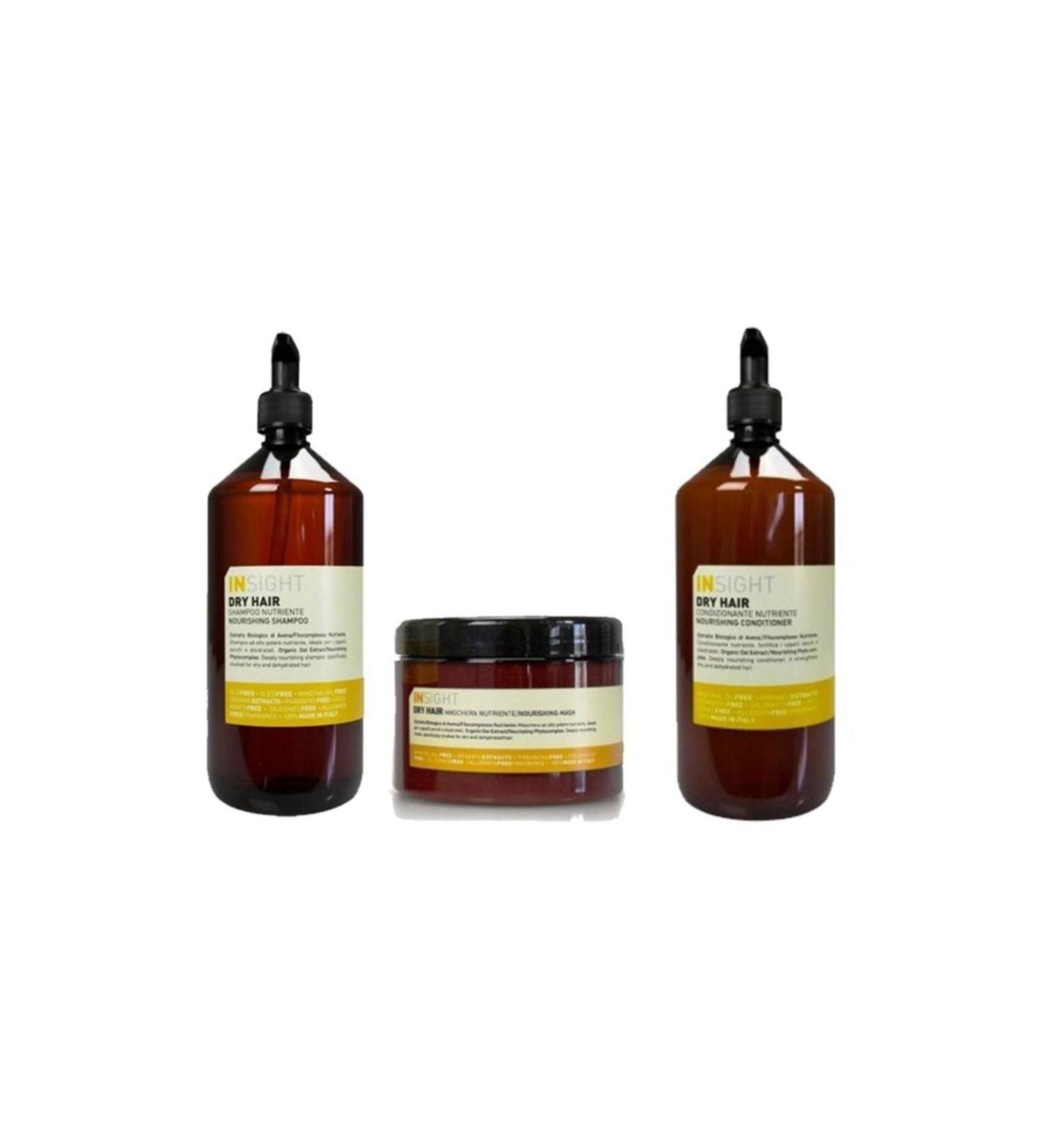 Insight Insight Dry Hair Shampoo 900ml+Hair Conditioner 900ml+Mask 500