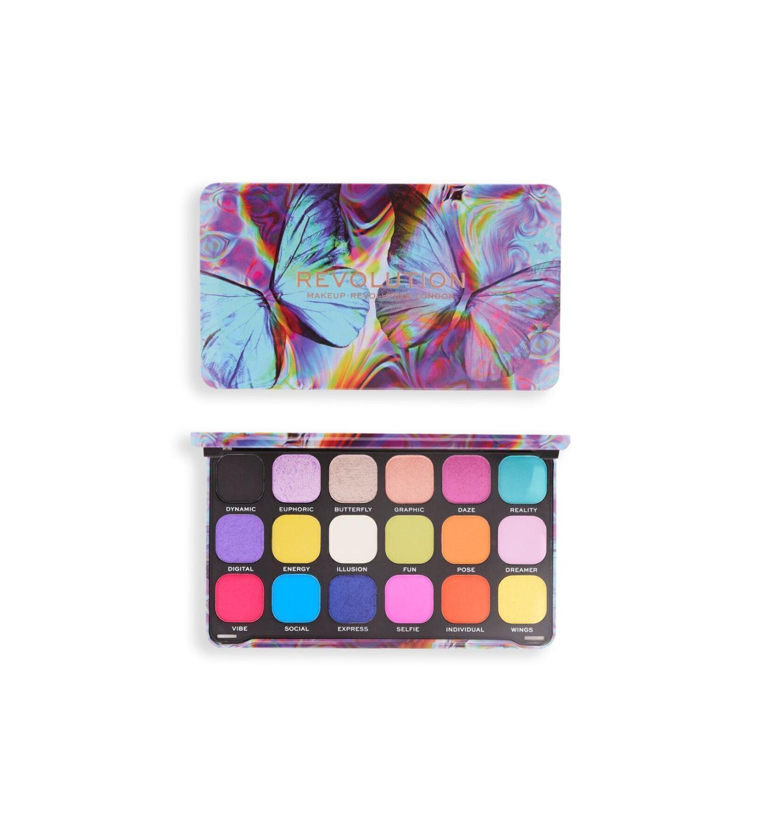 Revolution Forever Flawless Digi Butterfly Eyeshadow Palette - Buy Online on GoSupps.com