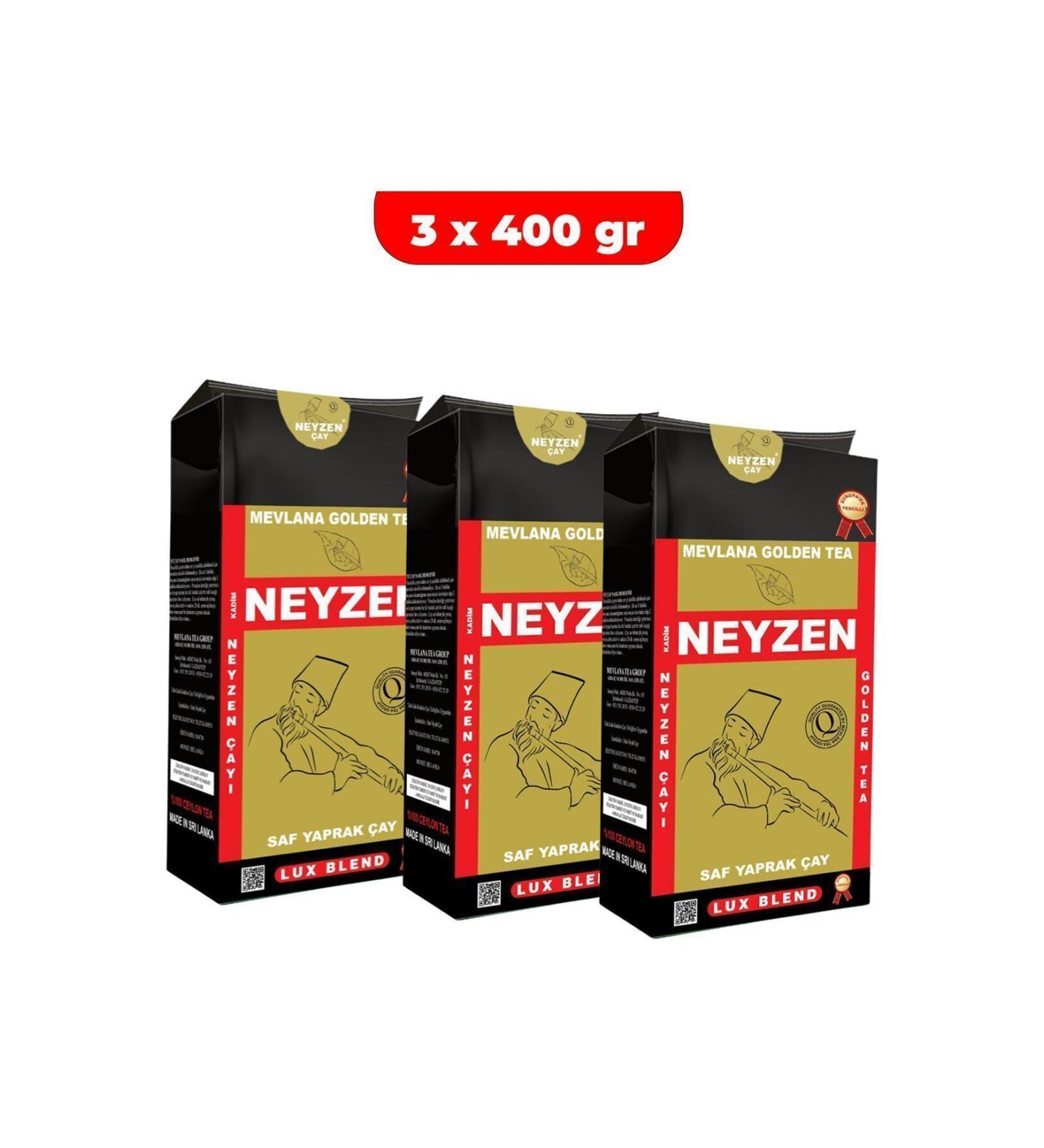 NEYZEN Mevlana Tea Golden Tea - 3 x 400 G