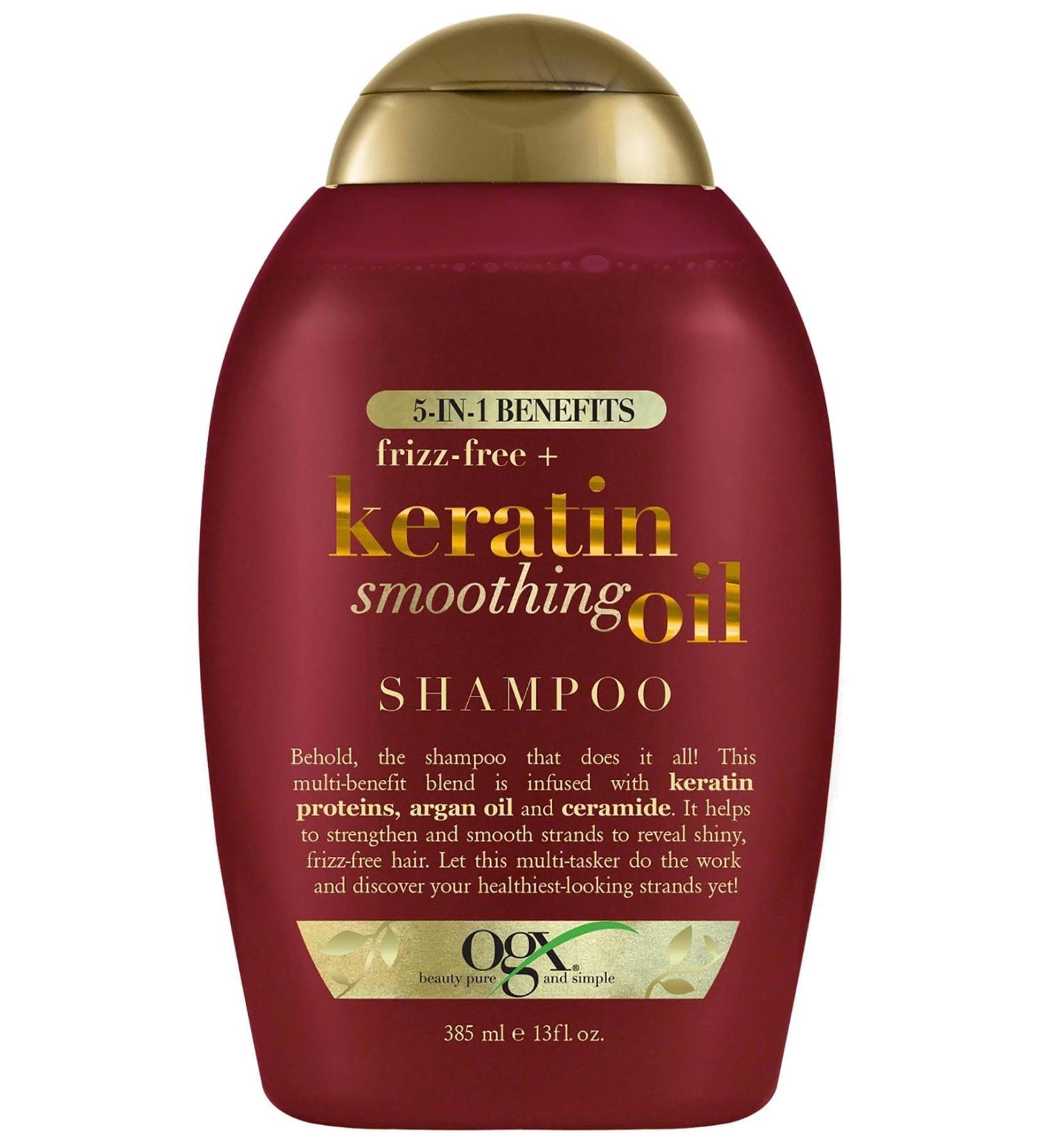 OGX Keratin Oil Anti-Frizz Shampoo 385ML