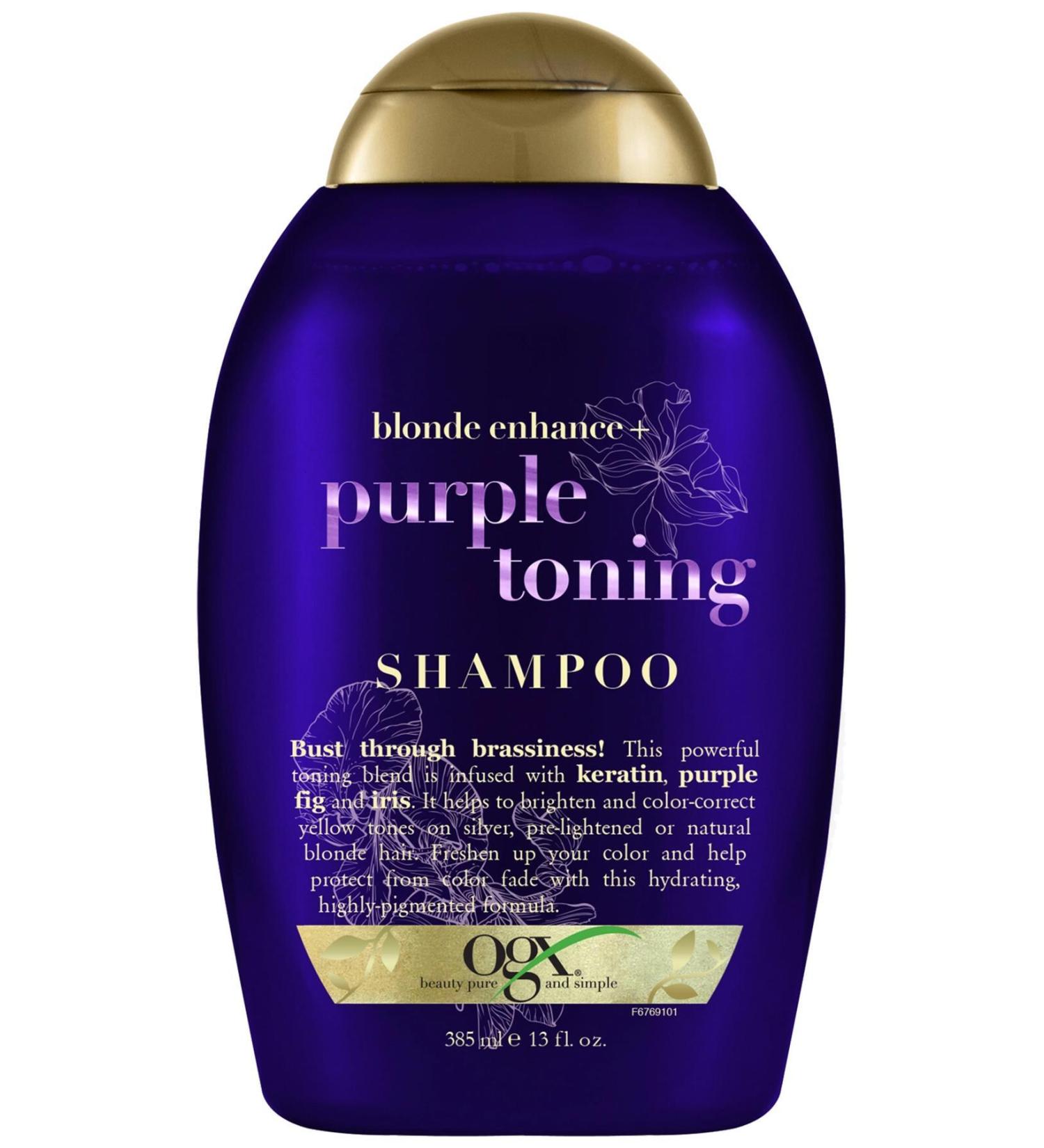 OGX Color Care+ Toning Purple Shampoo 385ML