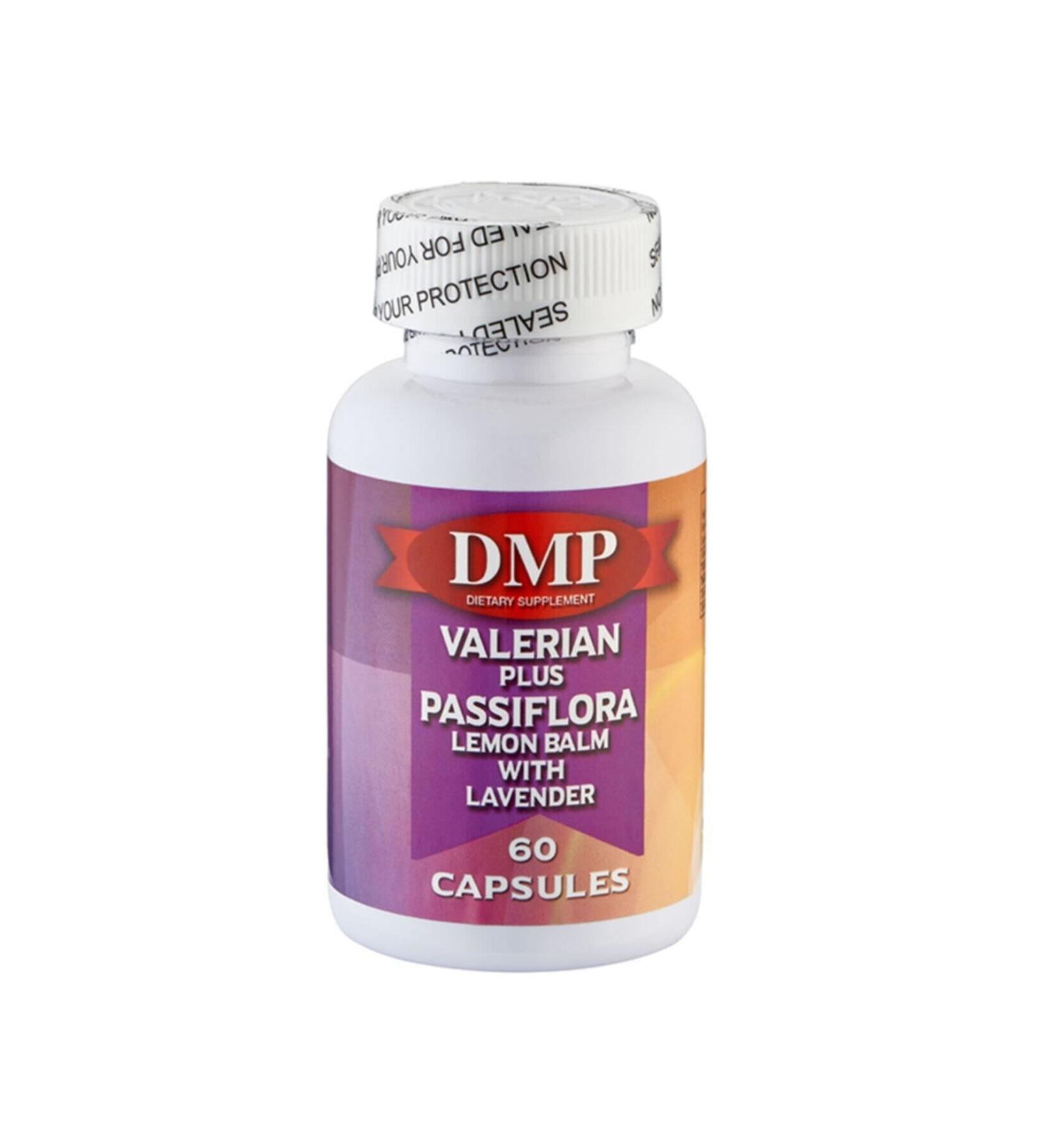 DMP Valerian Passiflora Melissa Lavender Valerian 60 Capsules