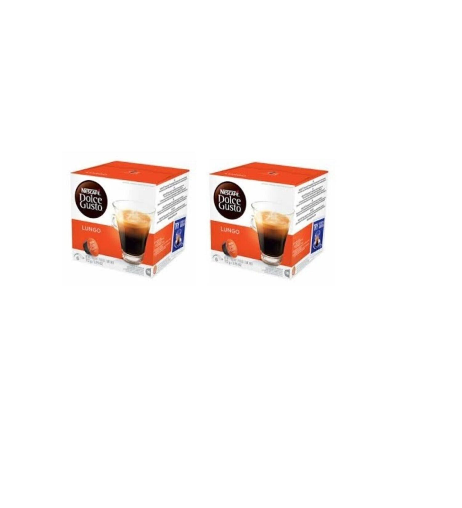 Nescafe Dolce Gusto Lungo Capsule Coffee 2 X 16