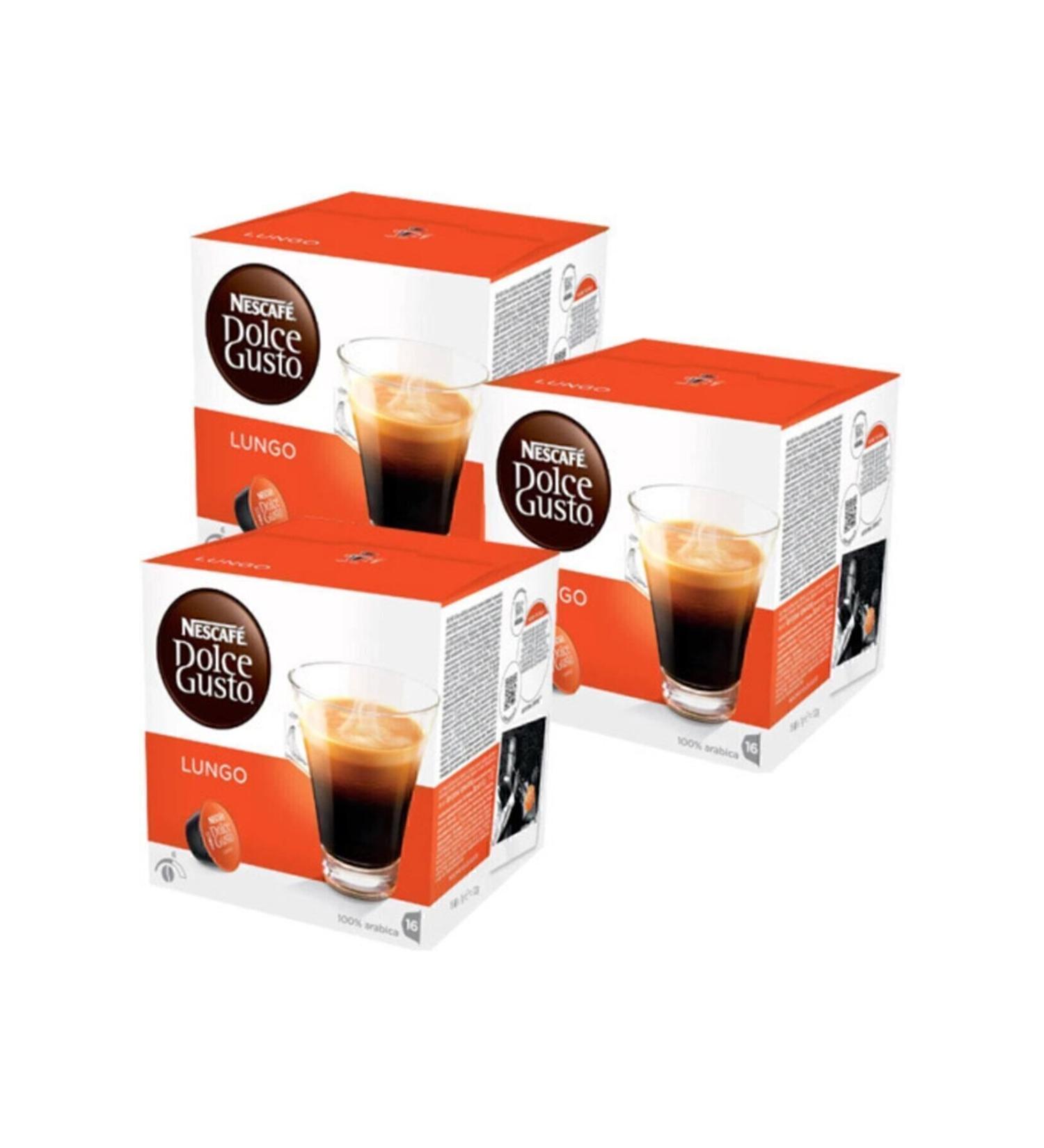 Nescafe Dolce Gusto Lungo Capsule Coffee 3 X 16