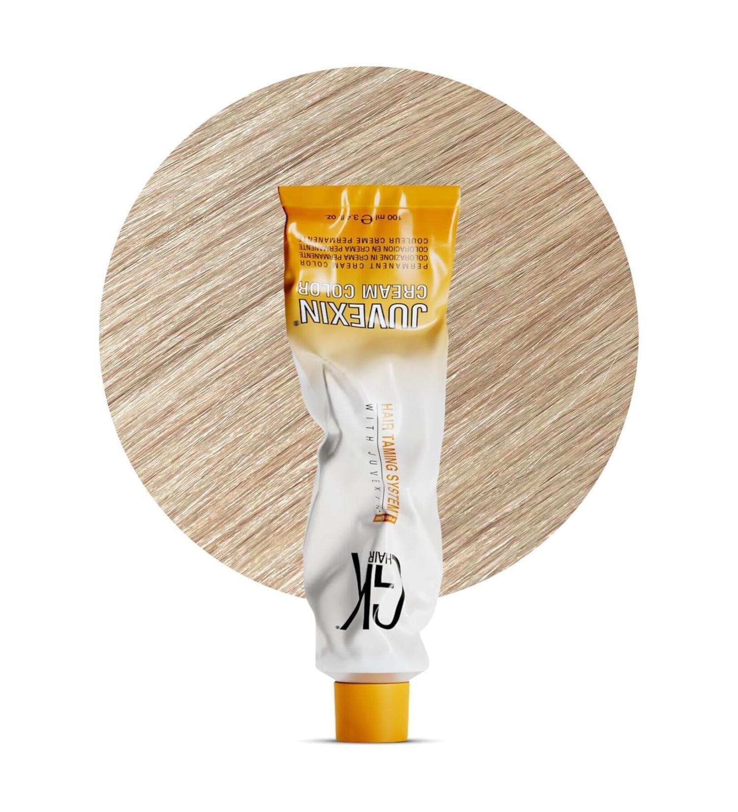 GK HAIR Juvexin Cream Color Gkhair Hair Dye 100 ml 10 Platinum Blonde - Buy Online on GoSupps.com