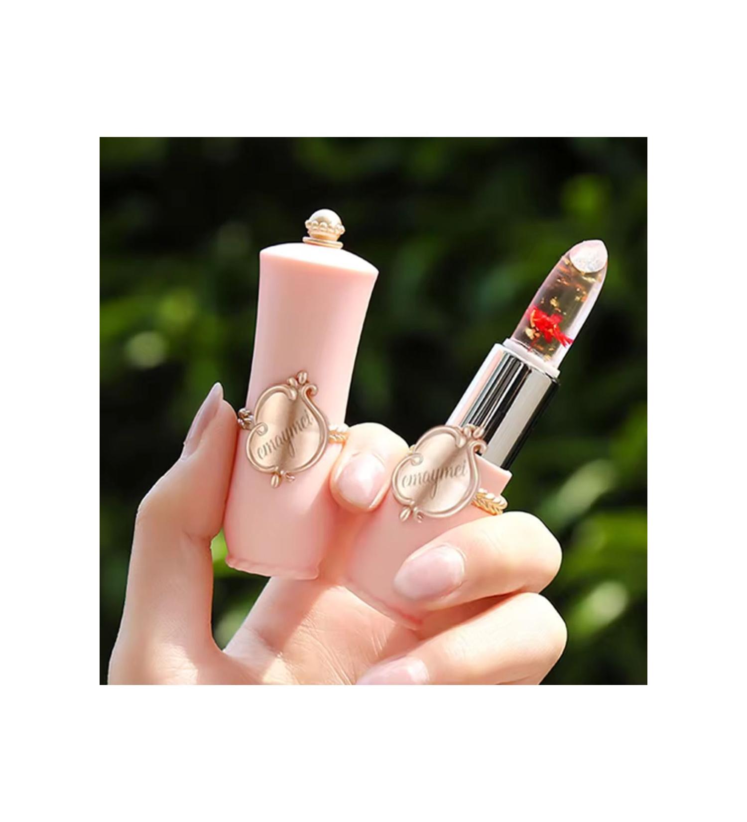 Cosmetics Emaymei Jelly RED Flower Lipstick - Buy Online on GoSupps.com