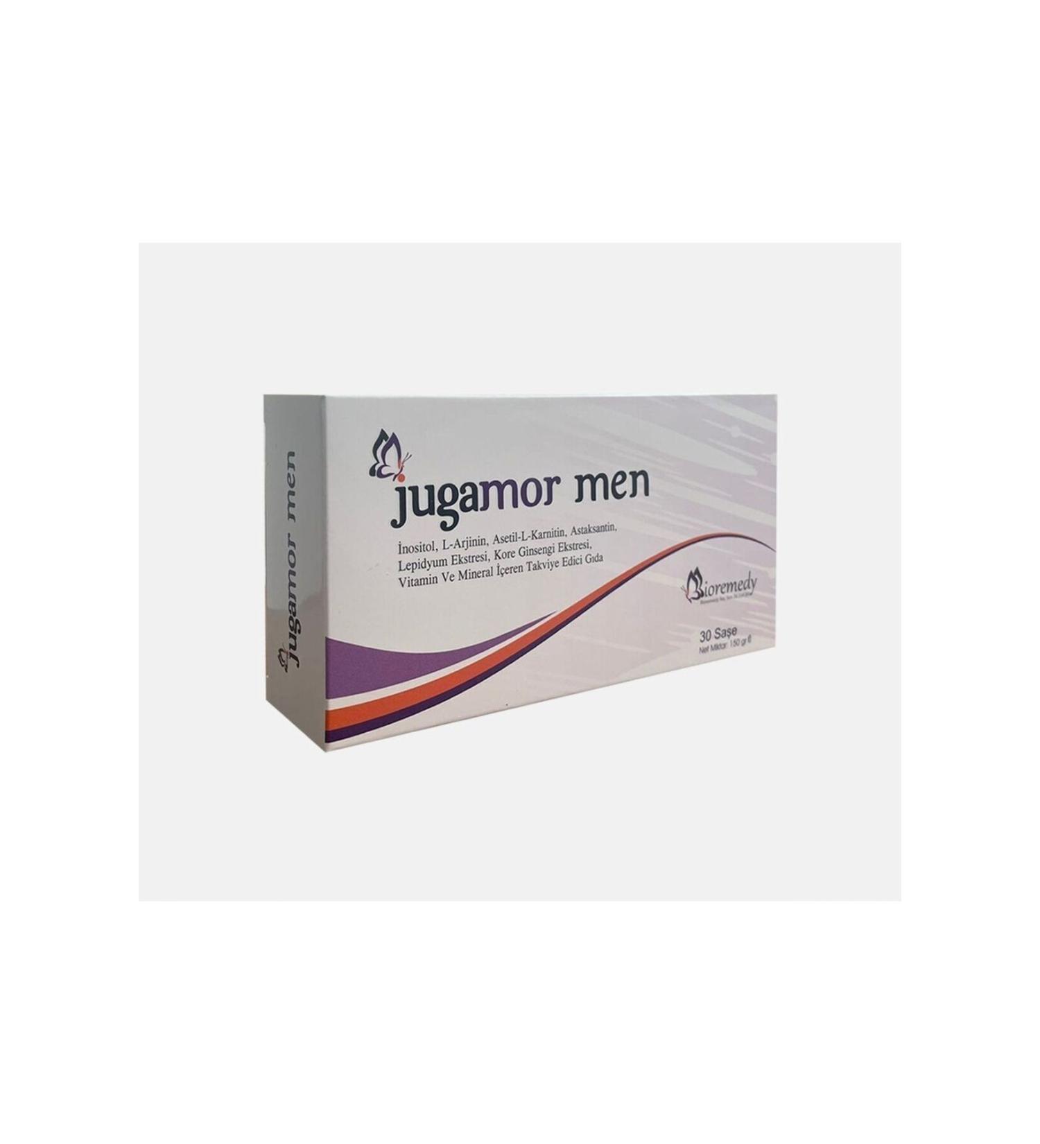 Jugamor men Inositol L-Arginine Acetyl-L-Carnitine Astaxanthin Lepidium Extract Korean Ginseng