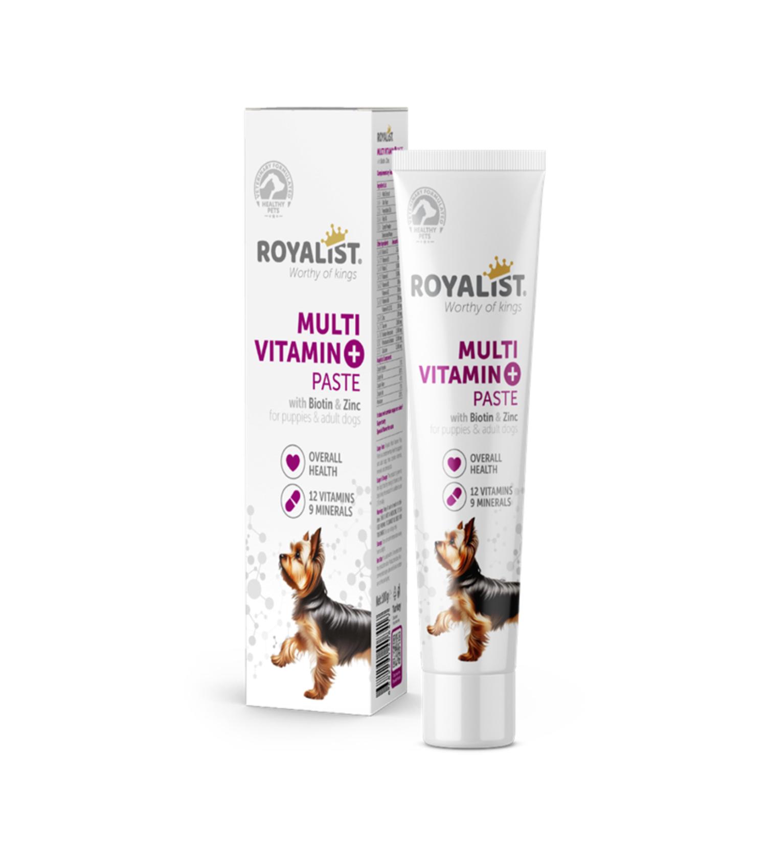 Royalist dog multivitamin paste dog multivitamin paste biotin&zinc 100gr