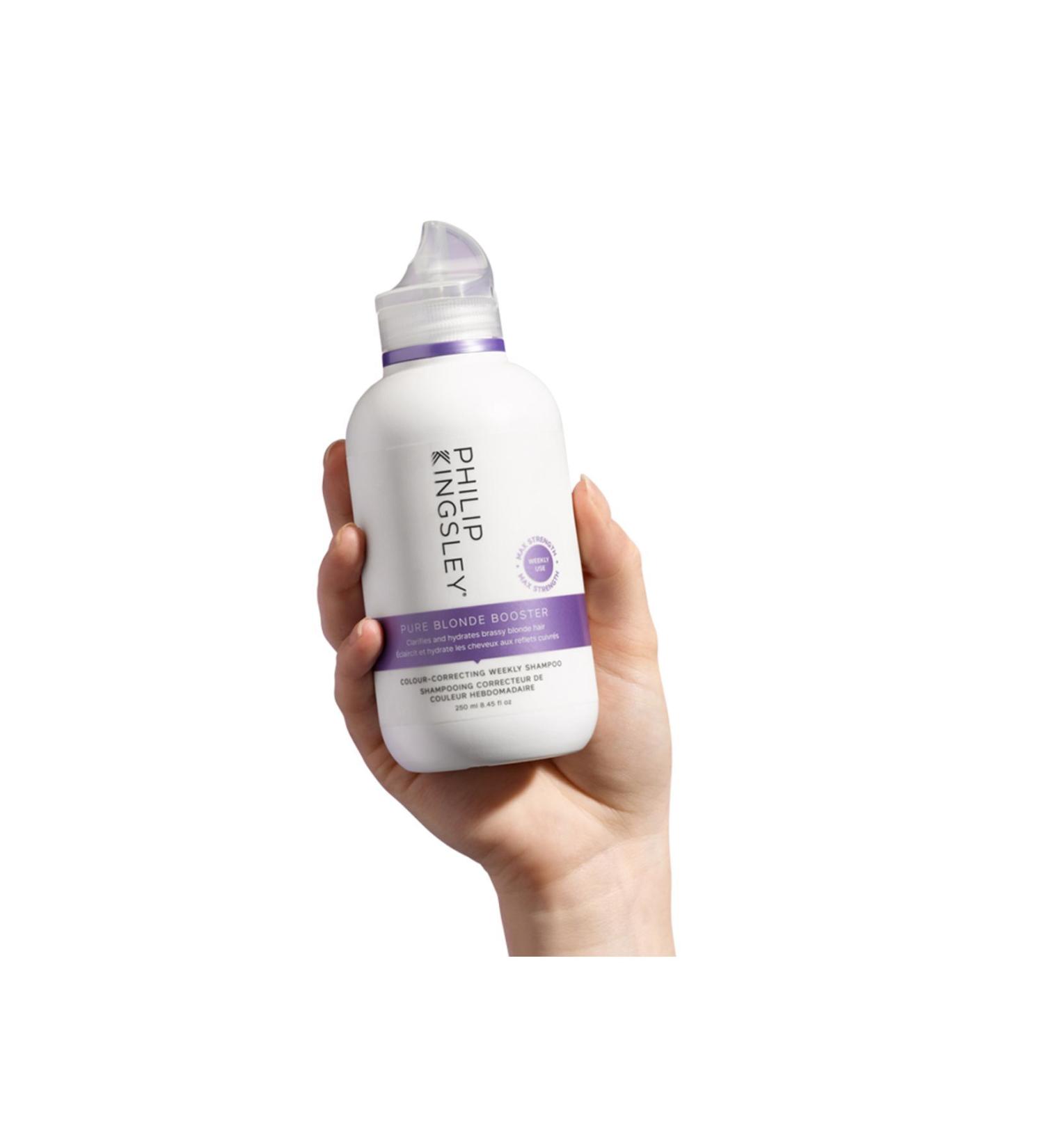 PHILIP KINGSLEY Pure Blonde Booster Shampoo - Weekly Color Correcting and Strengthening Care for Blonde Hair - Buy Online on GoSupps.com