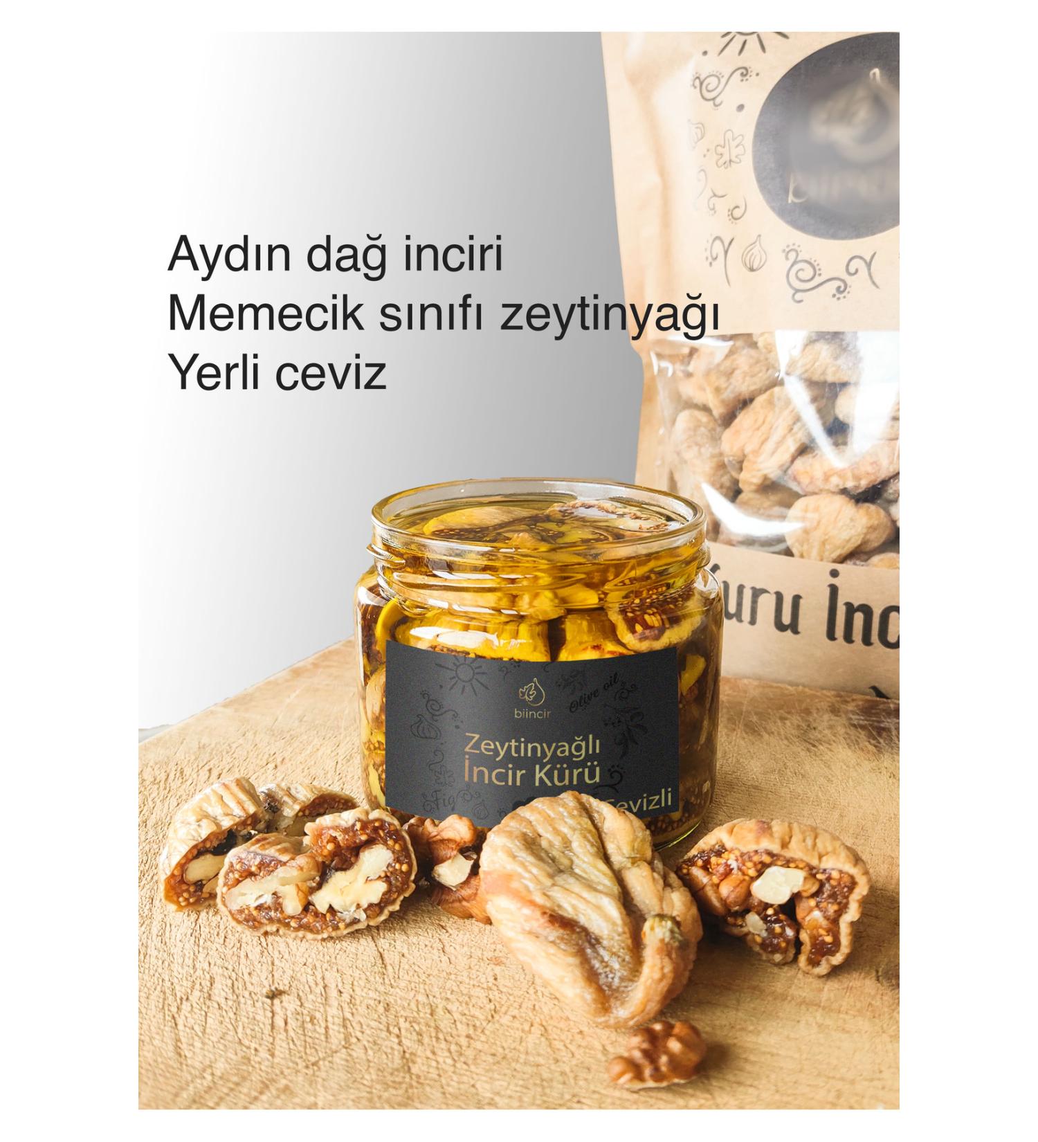 Biincir Fig Cure with Olive Oil (Walnut) 350 gr