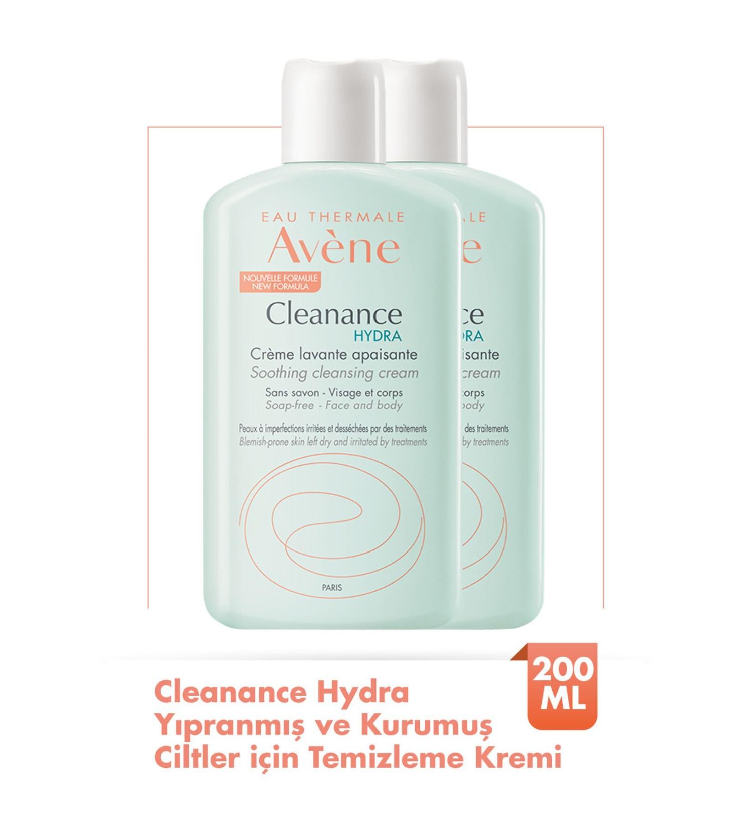 Avene REVITALIZING AND MOISTURIZING CLEANSING CREAM 200 ML X2 PGROUP.147