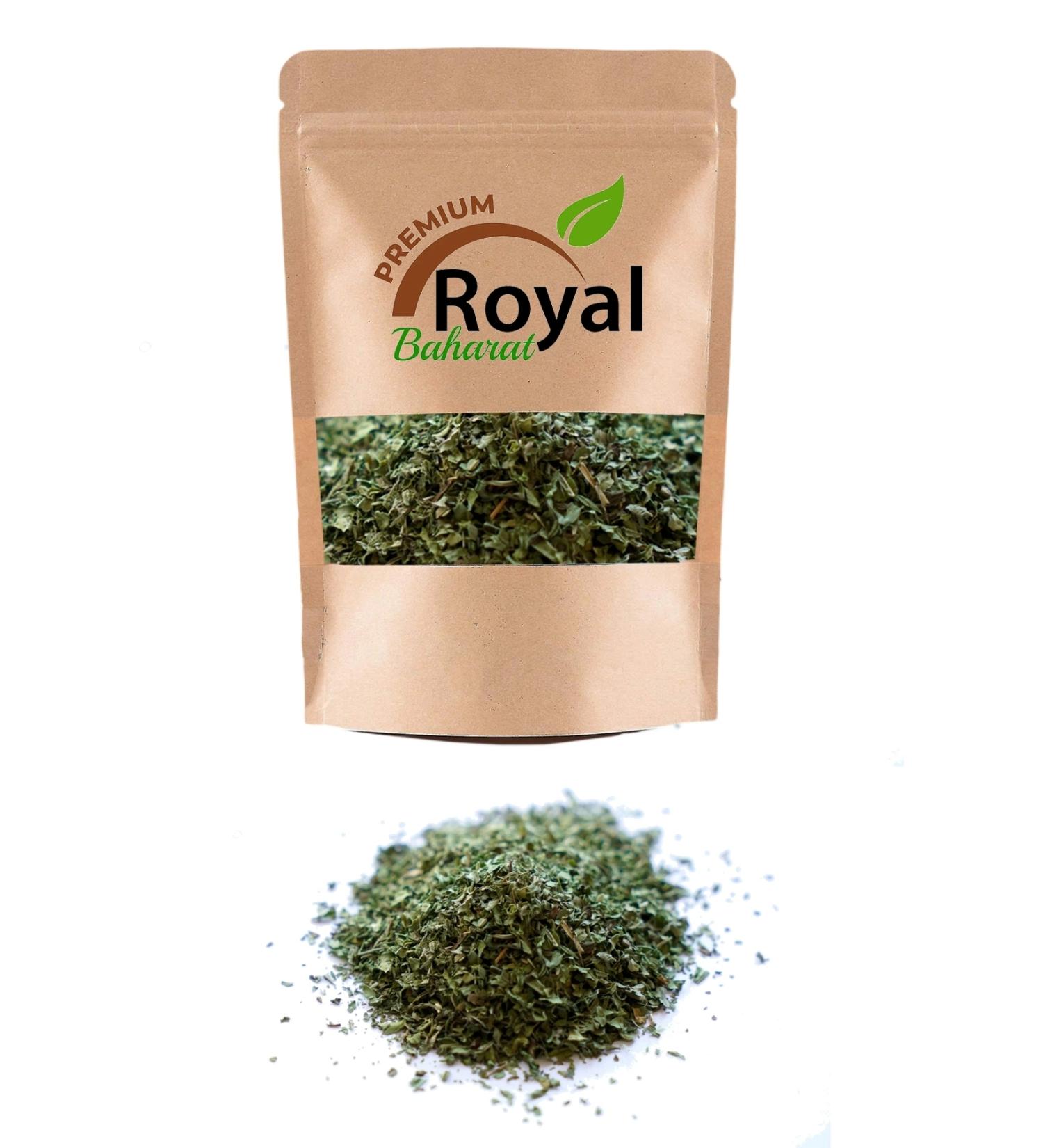 ROYAL SPICES Dried Mint Deluxe Series Organic Delicious 100 Gr