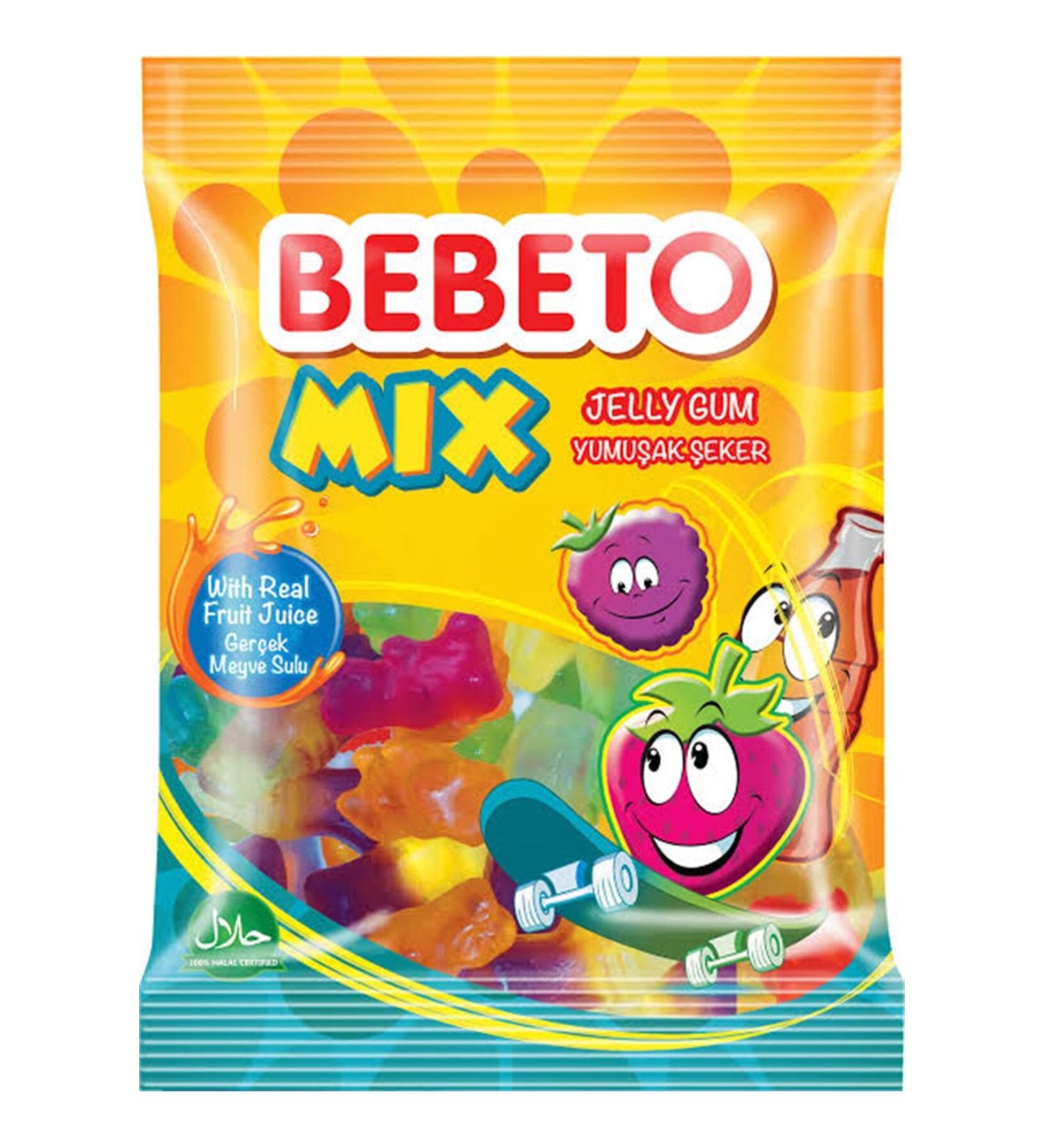 BEBETO Mix Mixed Jelly 6x80g