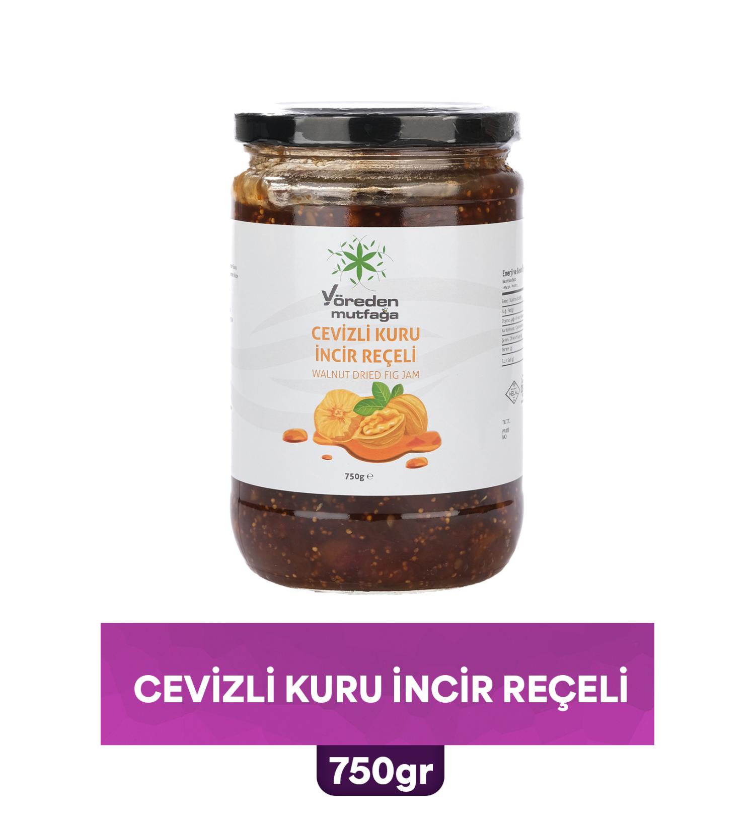 Dried Fig Jam with Walnuts from the Region to the Kitchen 750 gr