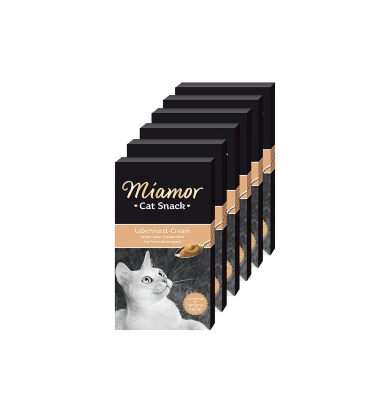TC STORE Miamor Cream Liver Cat Award 6 X 15 Gr 6 Pack