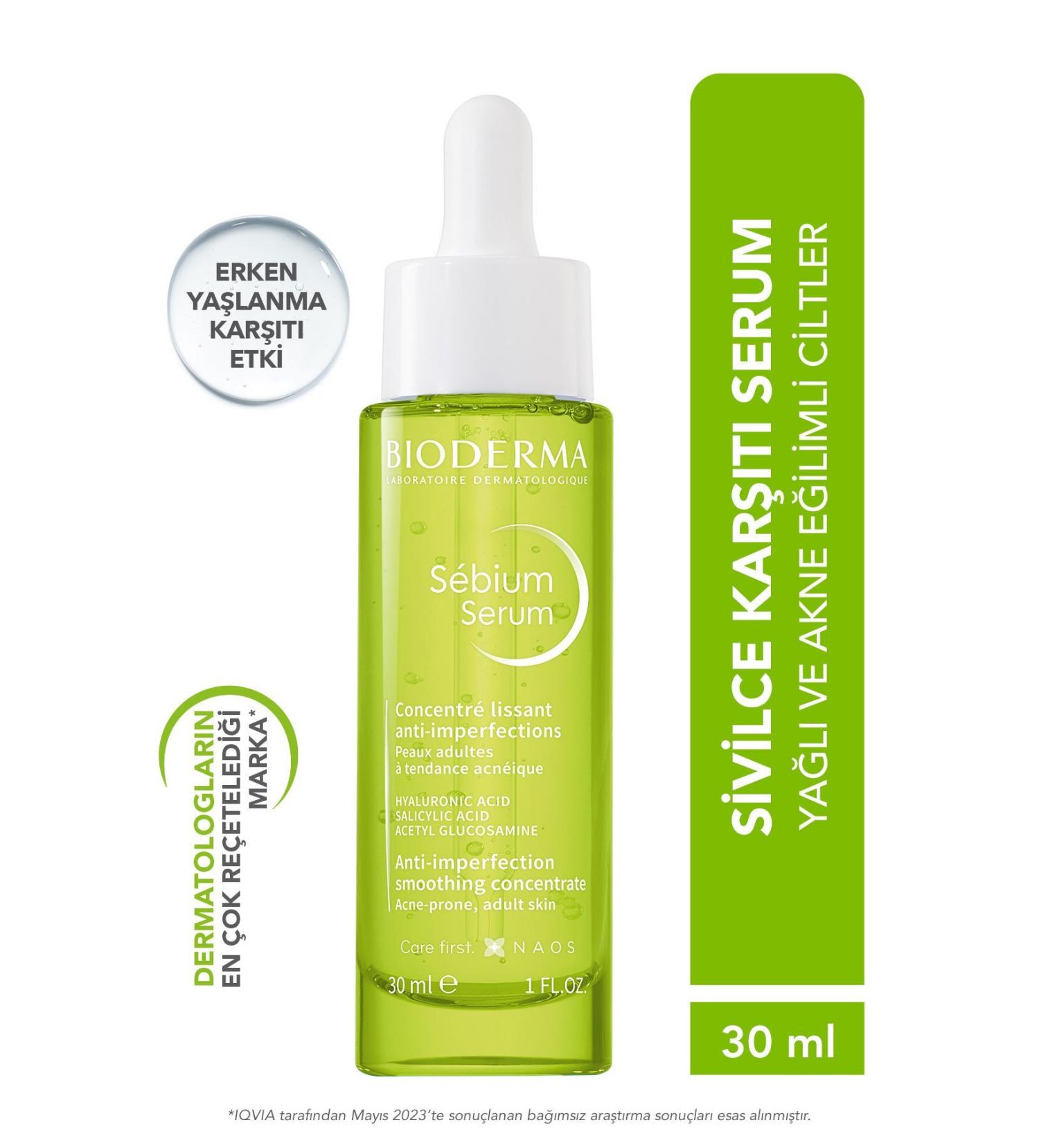 Bioderma Acne Acne Spot Prevention Anti-Aging Sebium Face Serum 30 ml - Buy Online on GoSupps.com