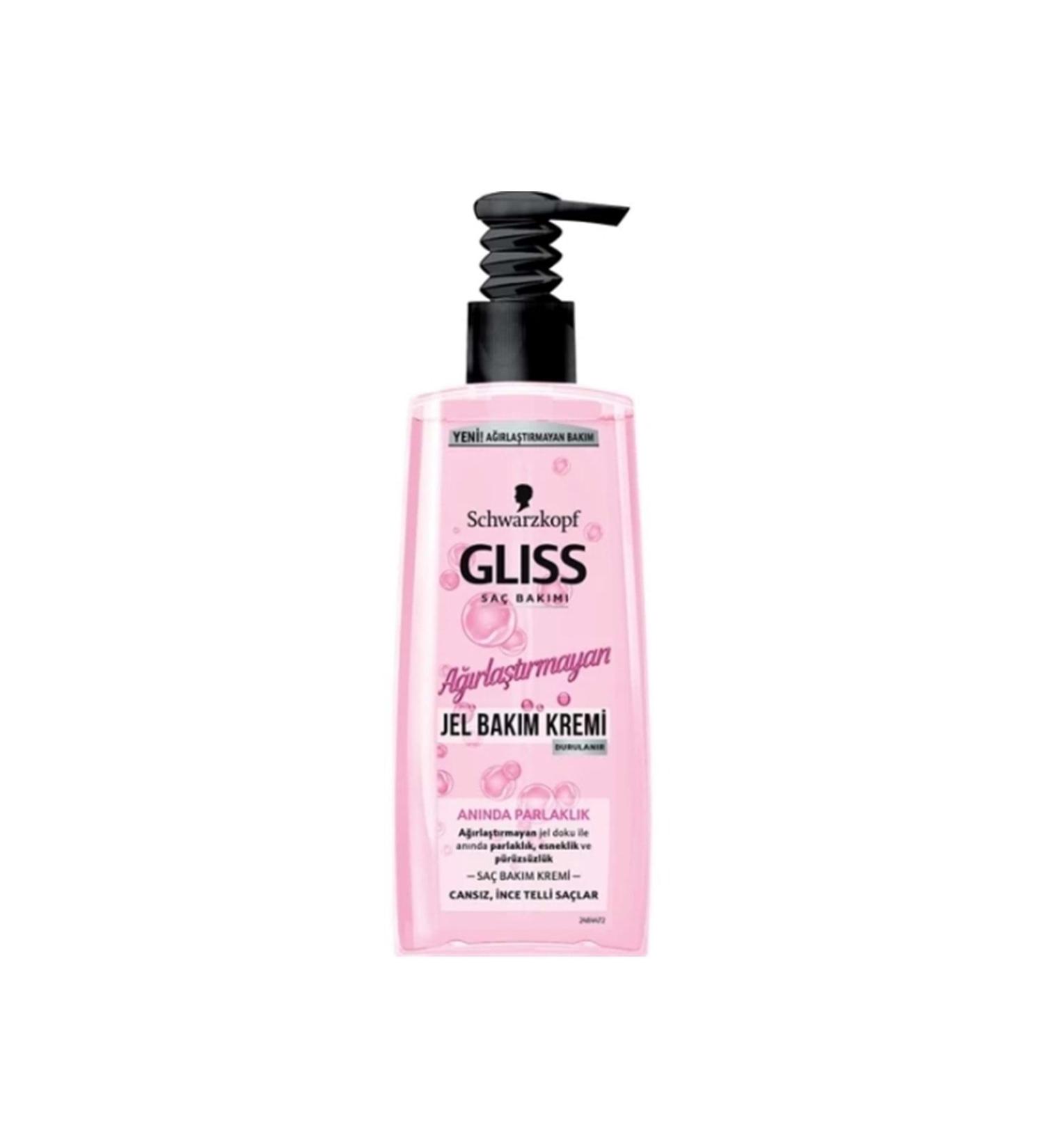 Gliss Weightless Gel Hair Care Conditioner Instant Shine 3838824364186