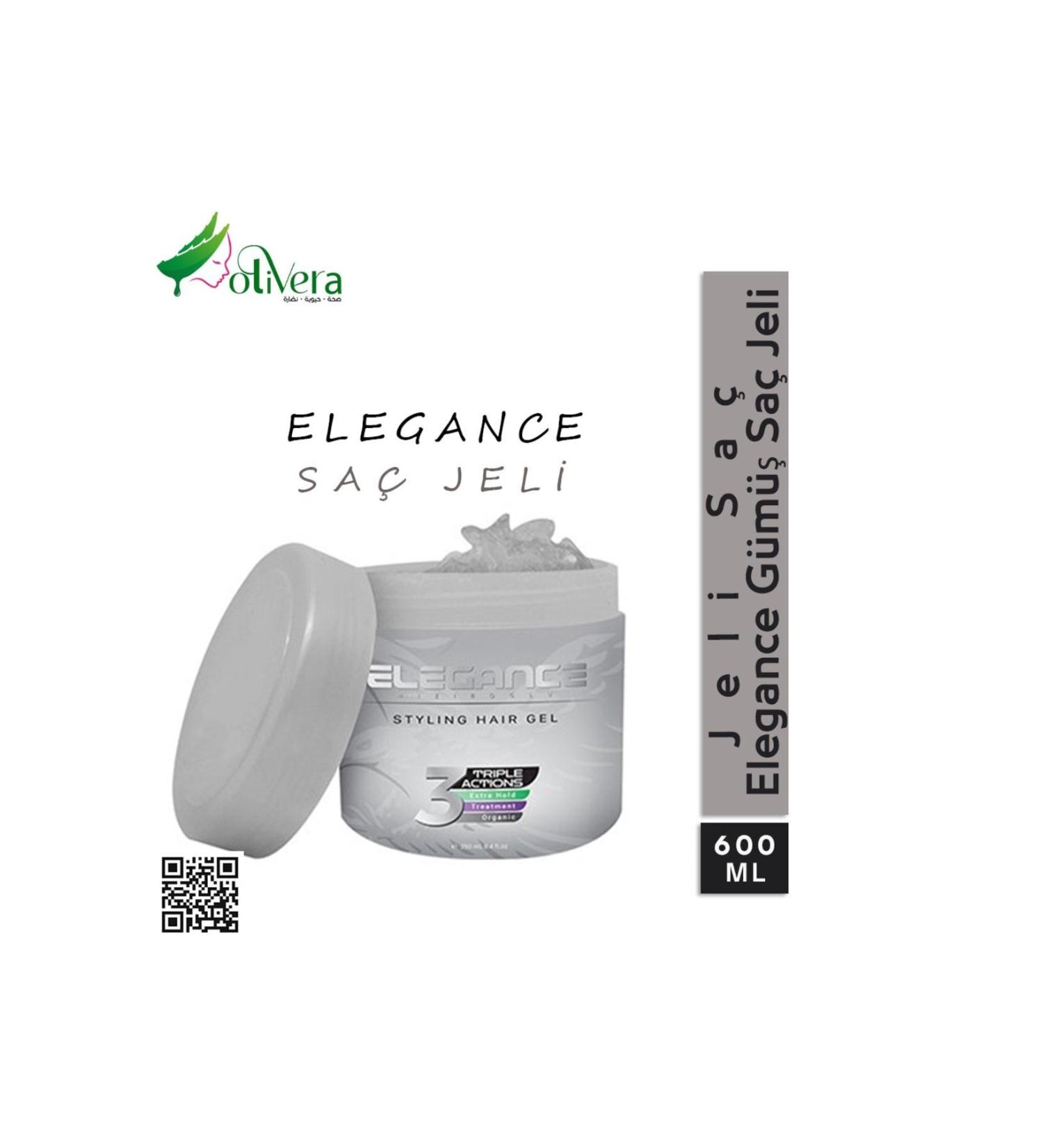 Elegance Silver Hair Gel Original 600ml