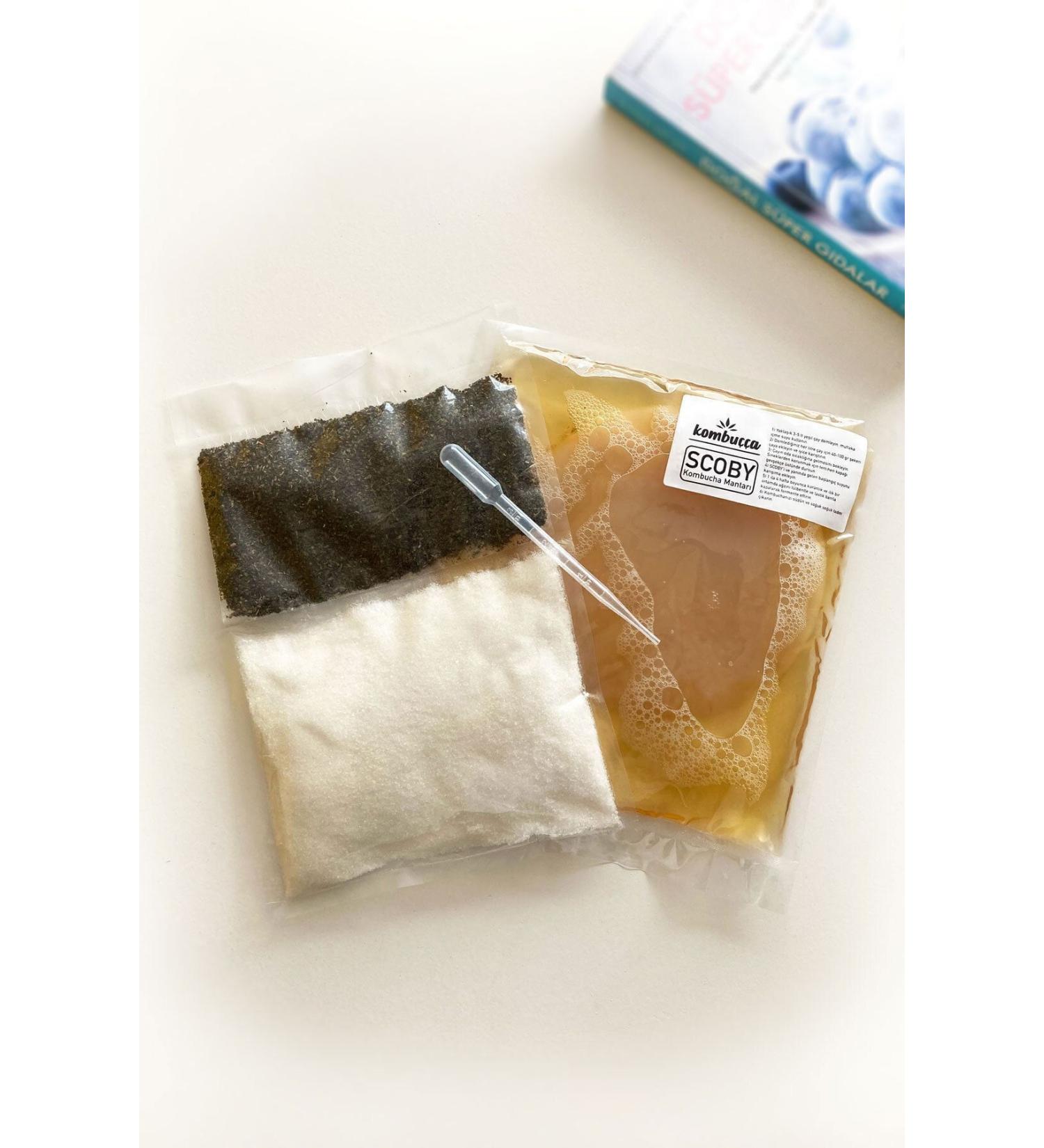 Kombucha Organic Kombucha Starter Kit Mushroom Kombucha Scoby - Kombucha Tea - Kombucha Culture Yeast - Buy Online on GoSupps.com