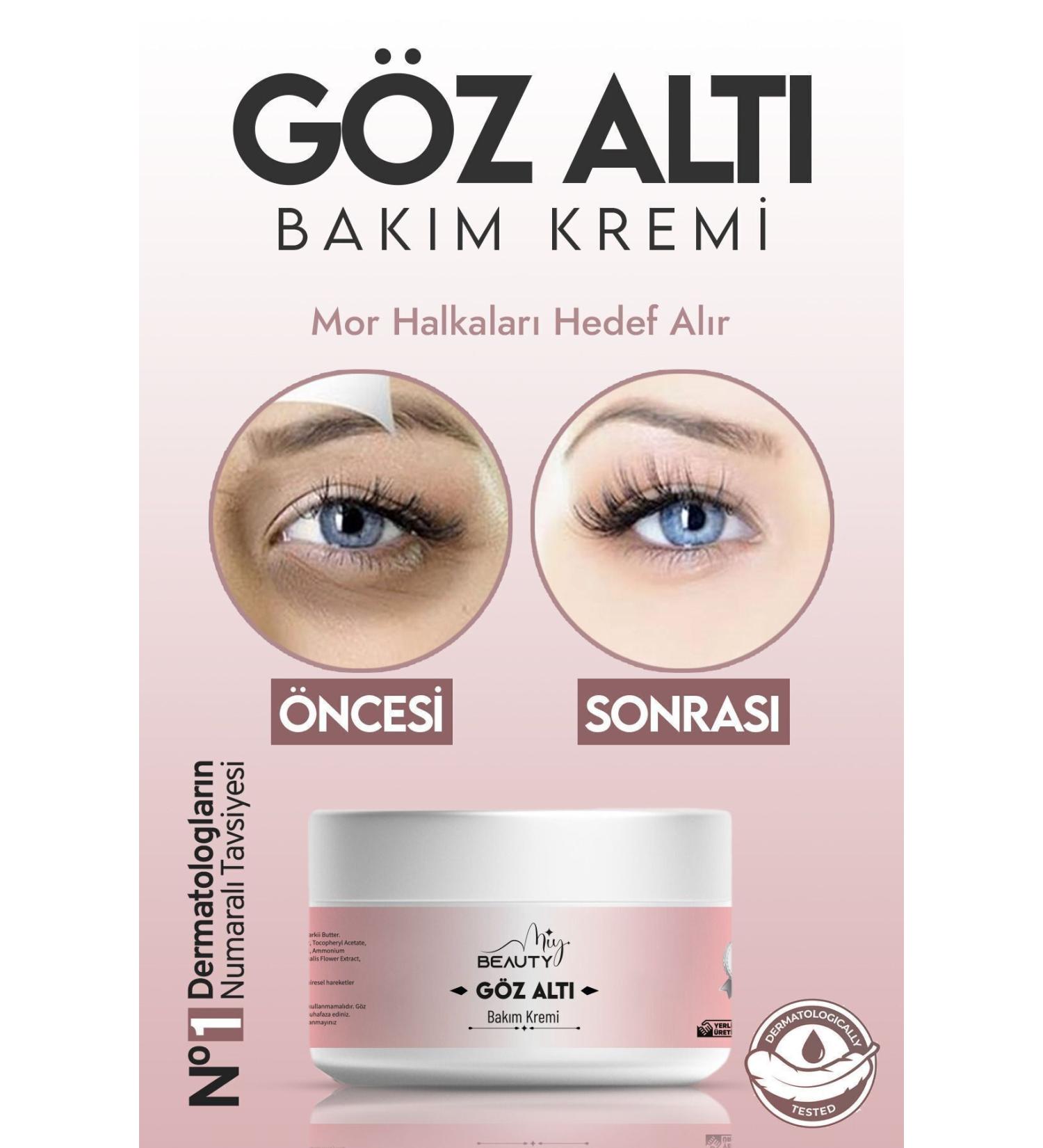 Miya Beauty Anti-Puffiness and Dark Circles Under Eyes Intensive Moisturizing Eye Cream 50 ml All Skin Types - Buy Online on GoSupps.com